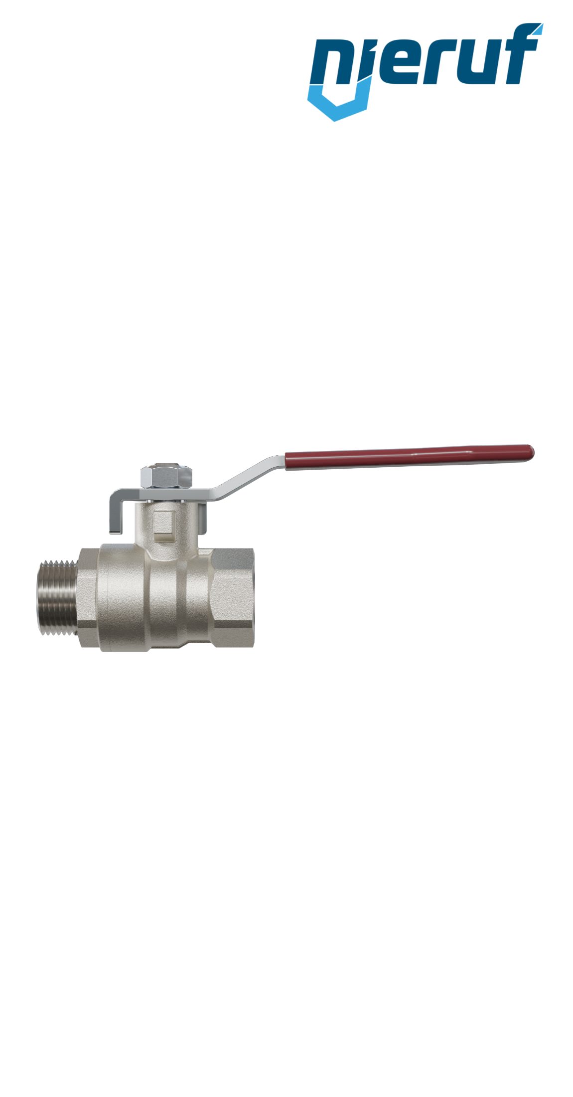 2 Wege Kugelhahn DN10 - 3/8" Zoll GK01 Innen- x Aussengewinde