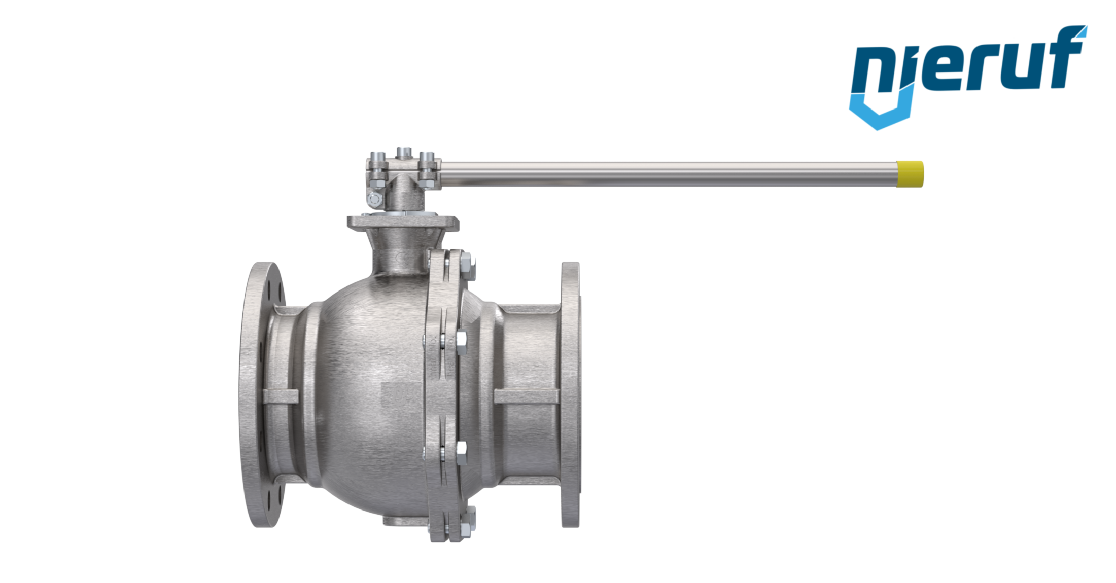 Hochtemperatur-Flanschkugelhahn FK05 DN80 PN16 aus Edelstahl 1.4408 bis +300°C