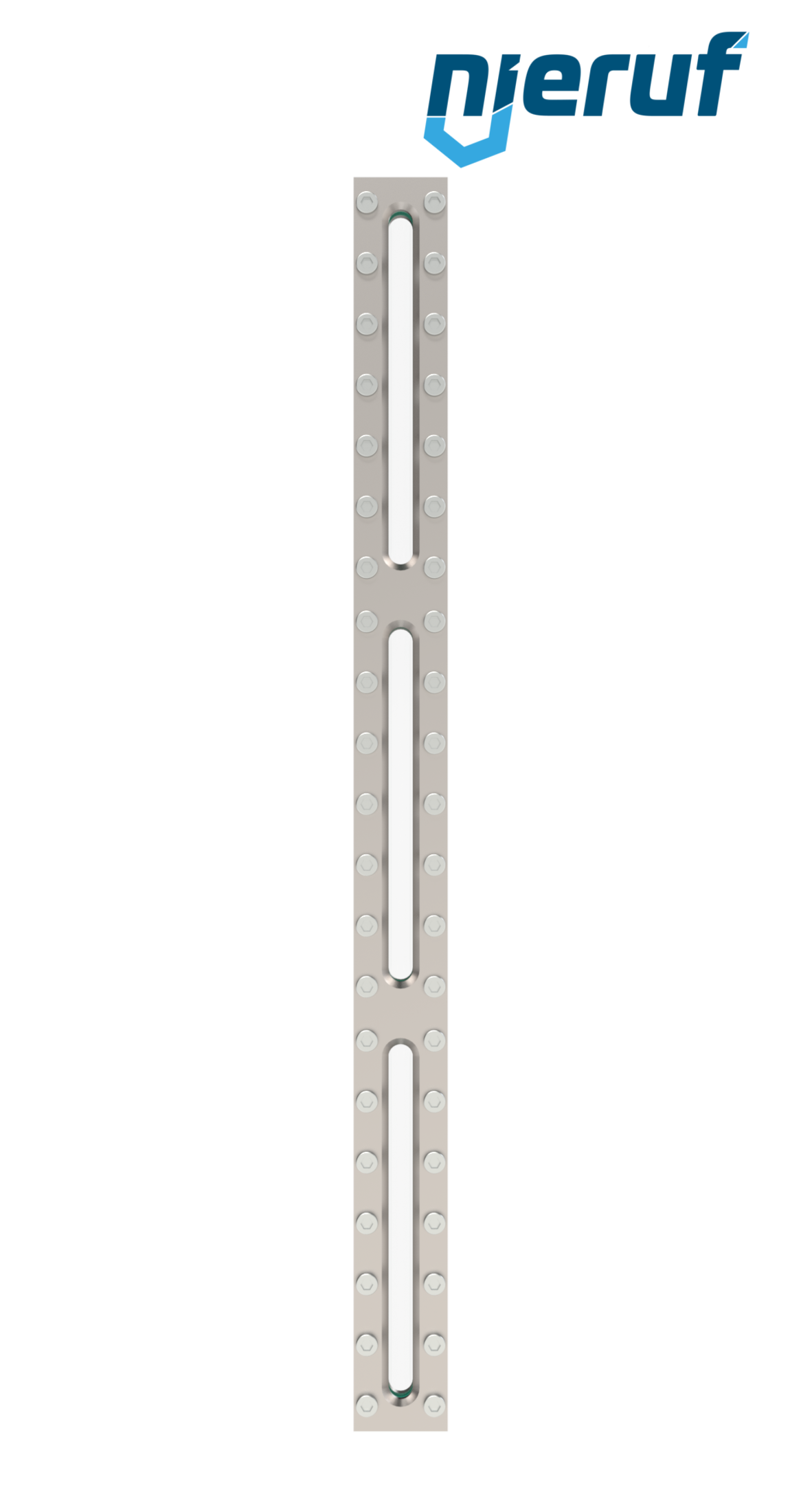 Behälter-Schauglas L=930mm  BS03 Edelstahl 1.4571 Borosilikatglas, Reflex 16bar