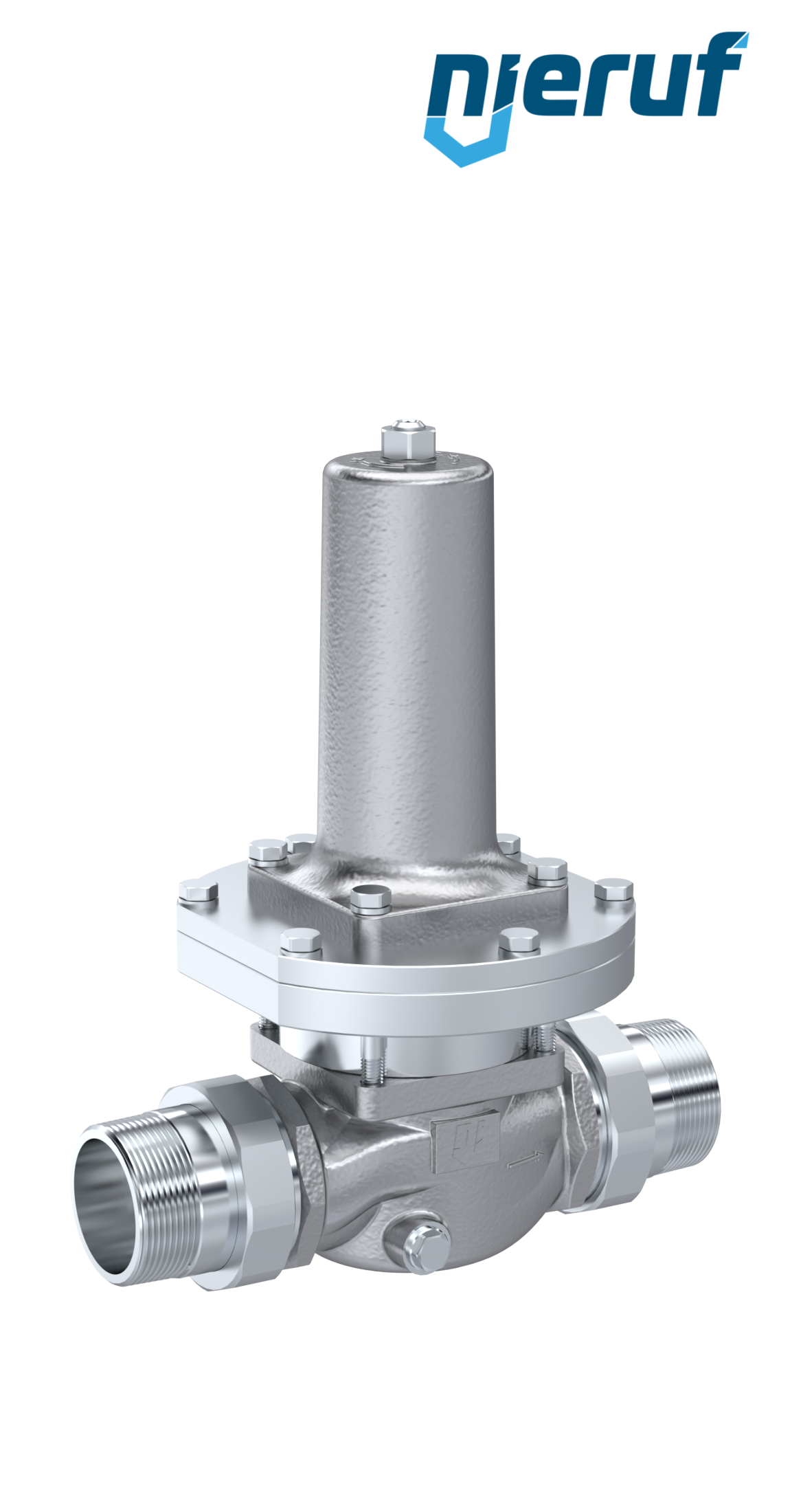 Niederdruck-Druckminderer Außengewinde 2" Zoll DM19 Edelstahl EPDM FDA 0,2 - 2,0 bar