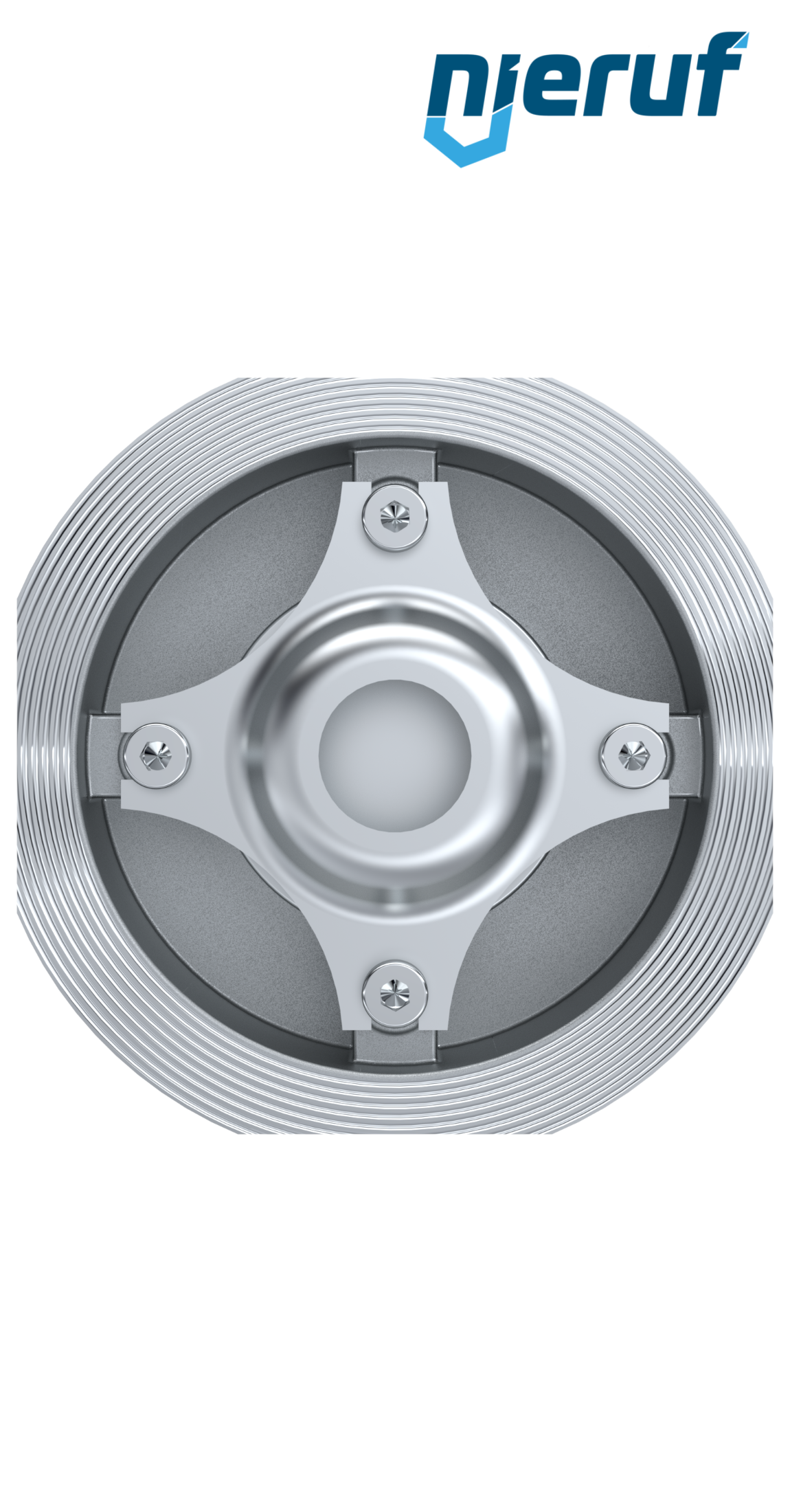 Rückschlagventil DN 15 Edelstahl 1.4408 PTFE PN 6/10/16/25/40 DIN EN 1092-1 Form B