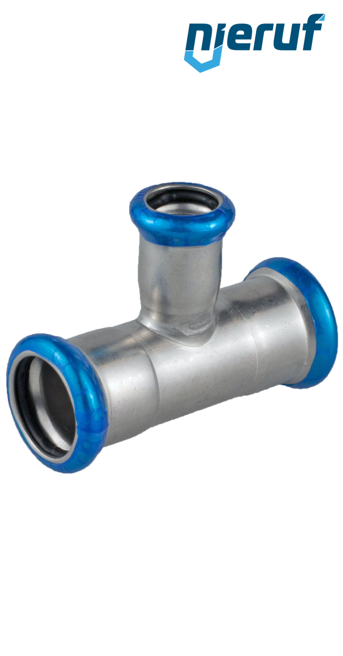 T-Stück reduziert I x I Pressfitting DN50 x DN40 Edelstahl