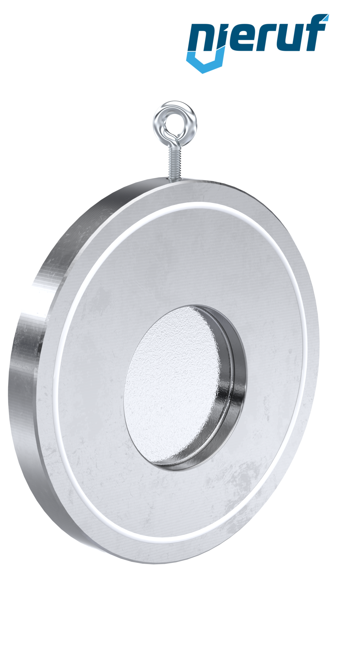 Zwischenflansch-Rückschlagklappe mit Feder DN100 ZR04 ANSI 150 Edelstahl 1.4408 PTFE