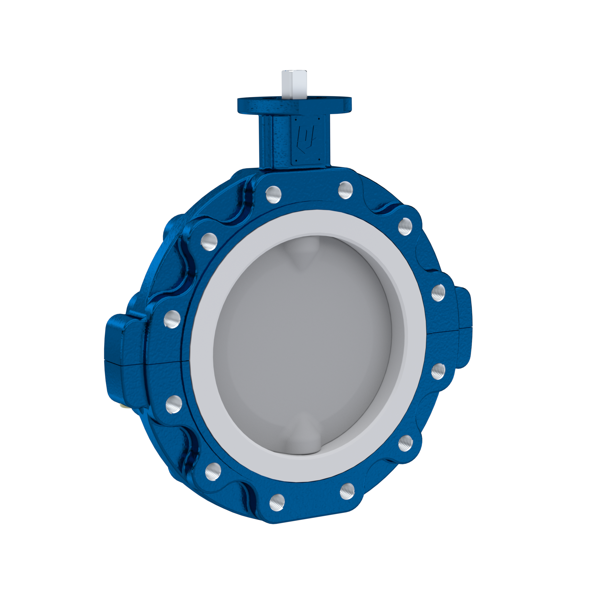Absperrklappe PTFE AK10 DN600 PN10 Silikon Einlage
