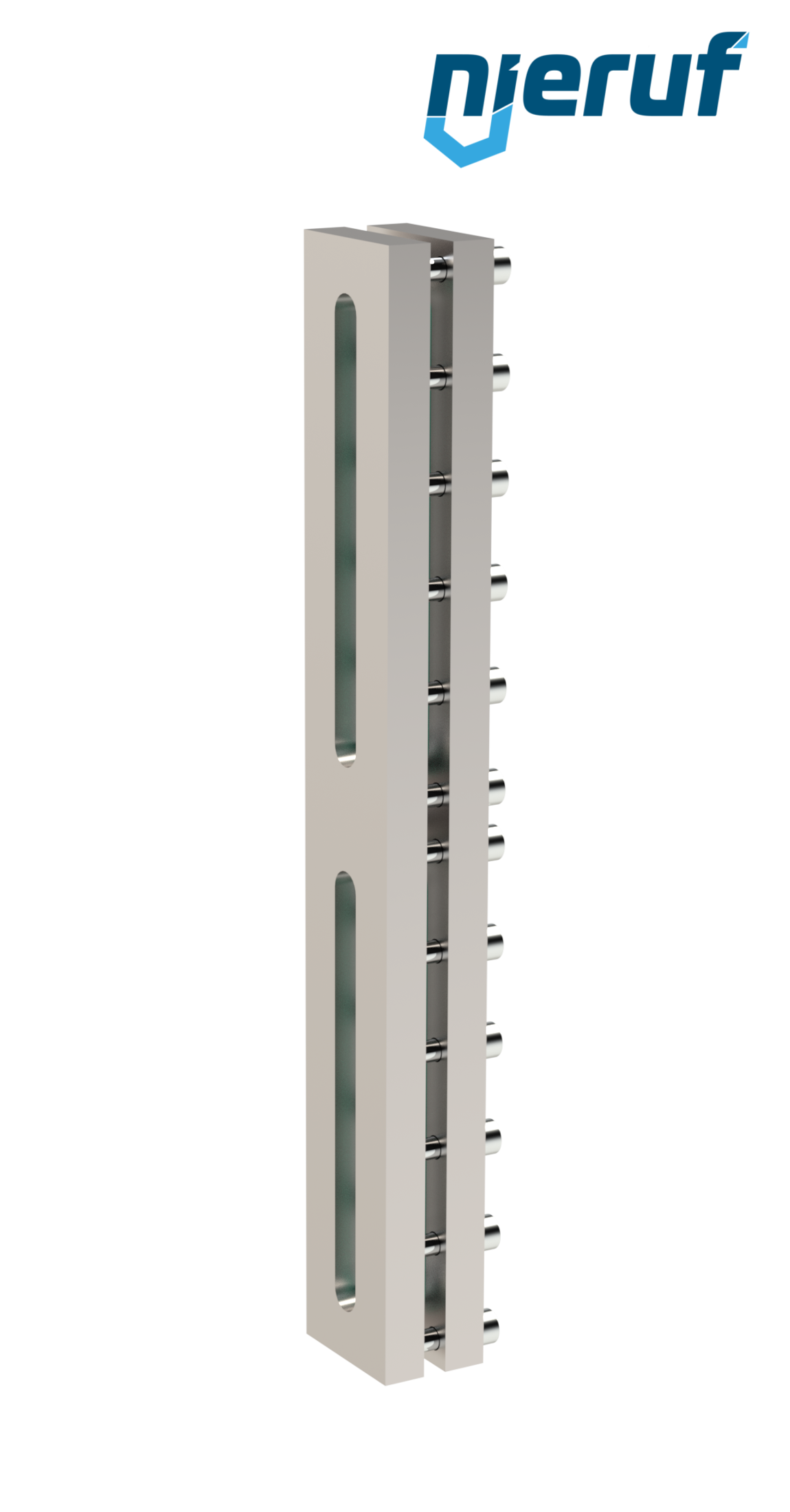 Behälter-Schauglas L=500mm  BS03 Edelstahl 1.4571 Borosilikatglas, Reflex 16bar