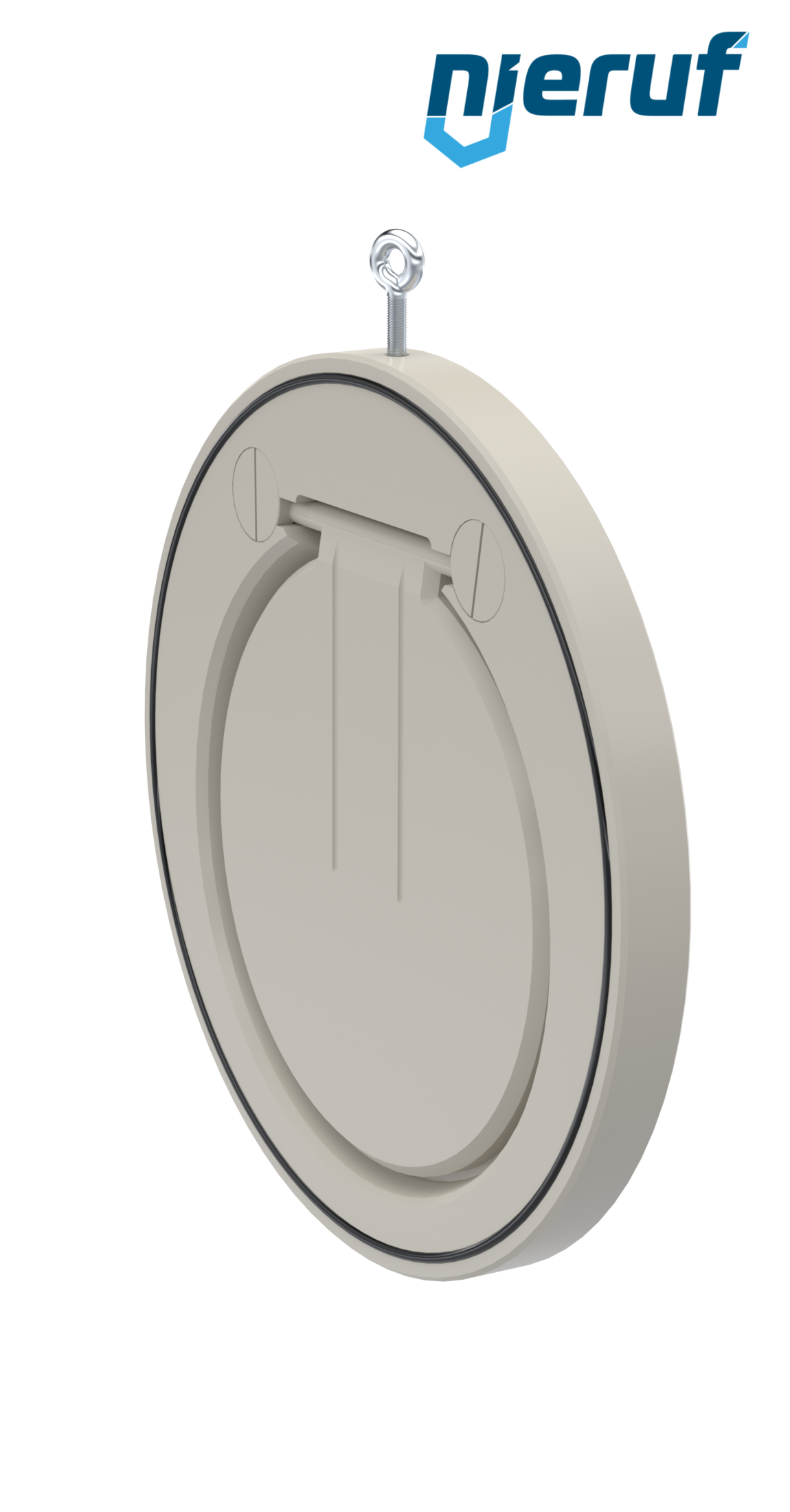 Zwischenflansch-Rückschlagklappe DN300 ZR06 Kunststoff PP-H EPDM