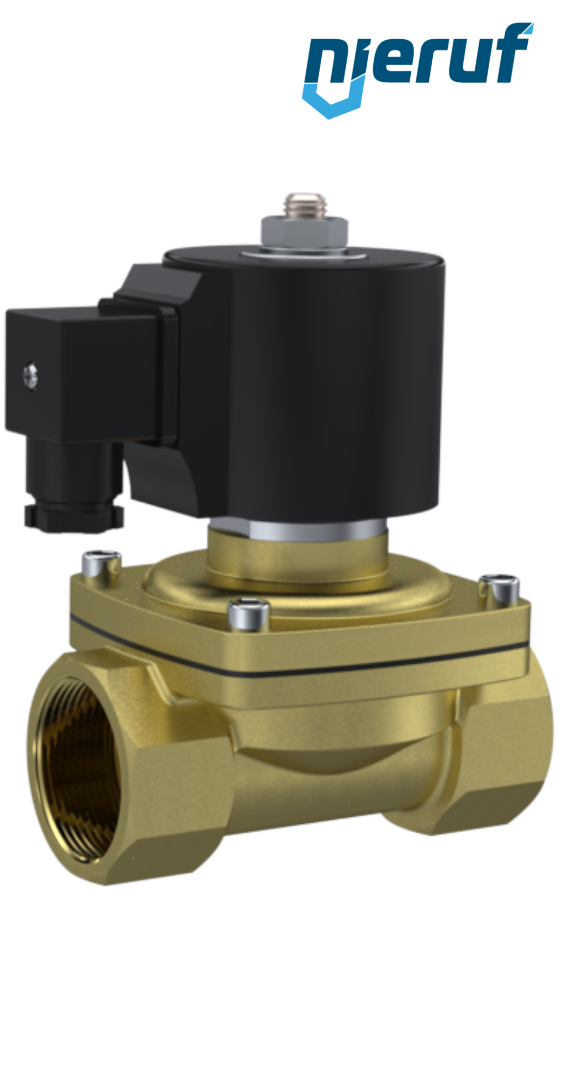 elettrovalvola per il vuoto G 2" pollici ottone MV06 NBR 24V DC