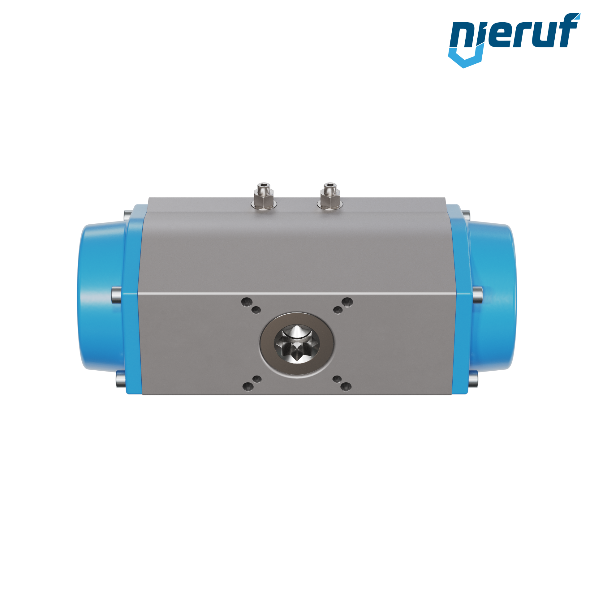 Pneumatischer Antrieb AN02 einfachwirkend, federöffnend Hochtemperatur-Version GS-140 90° mit 5 Federn