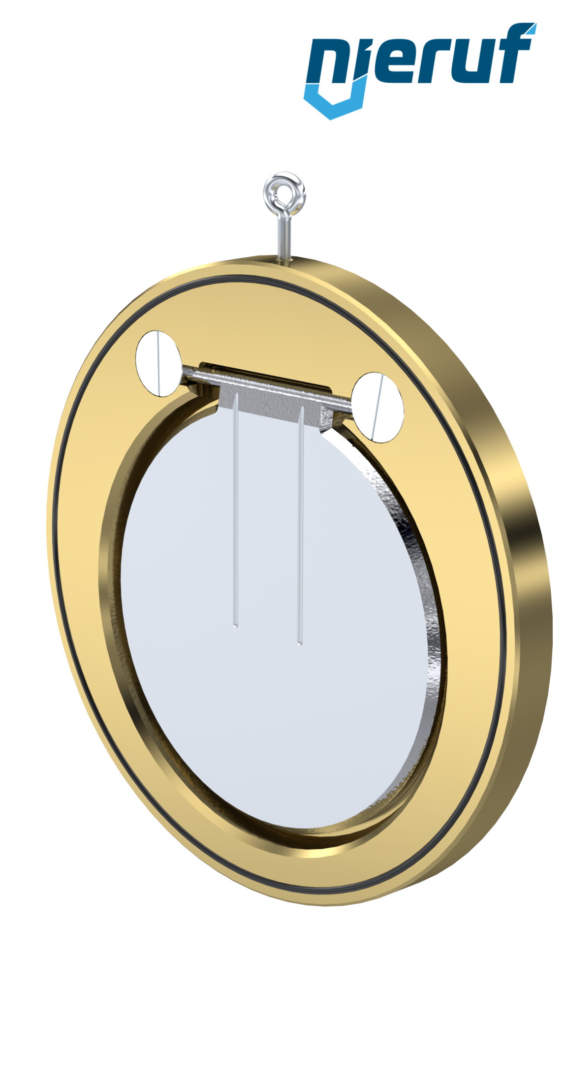 Zwischenflansch-Rückschlagklappe DN300 ZR09 Alubronze 2.0975 NBR