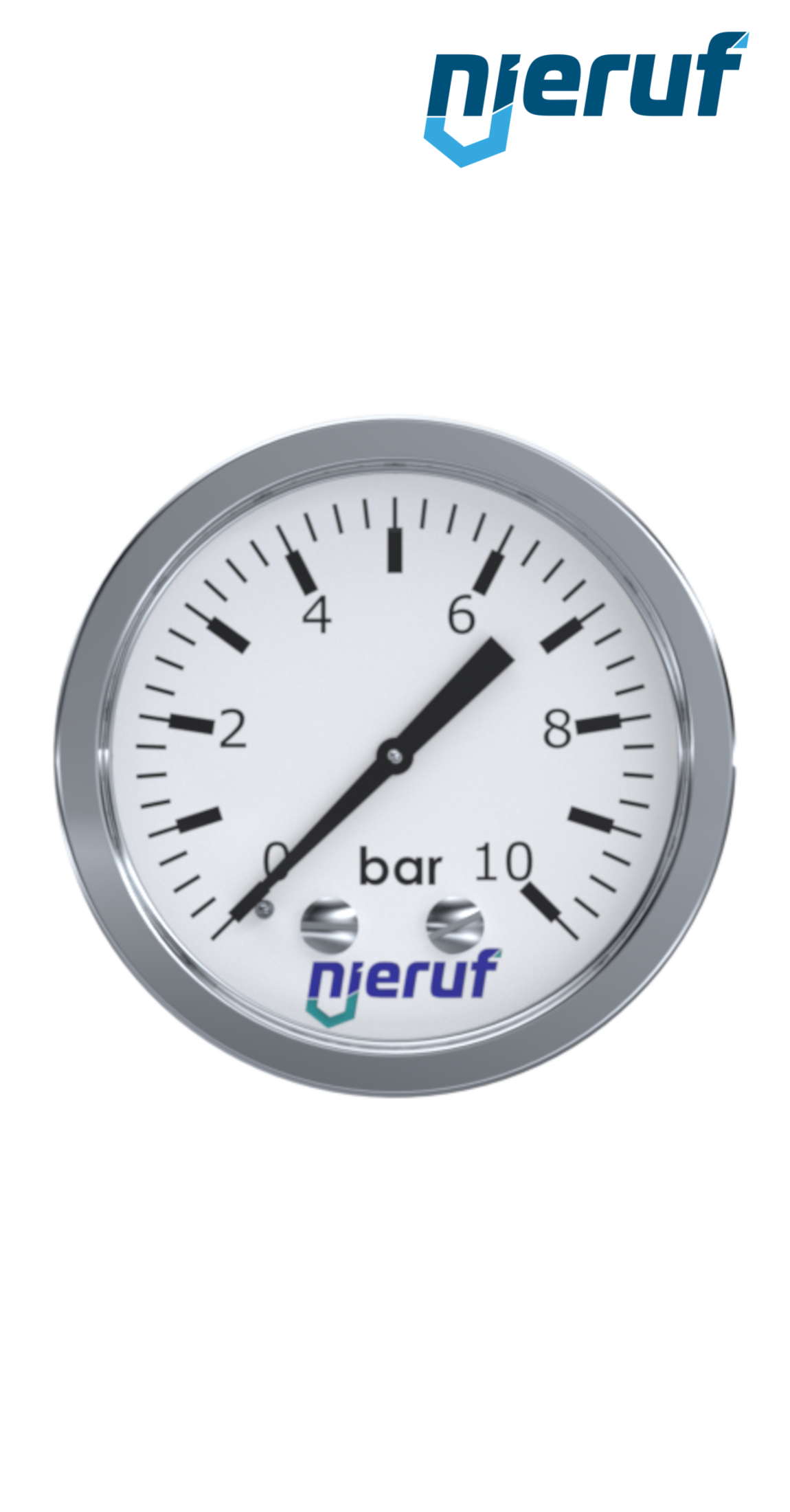 Manometer 0 - 40,0 bar G 1/4" axial 50 mm Edelstahl MM05 Manometer 0 - 40,0 bar G 1/4" axial 50 mm Edelstahl MM05