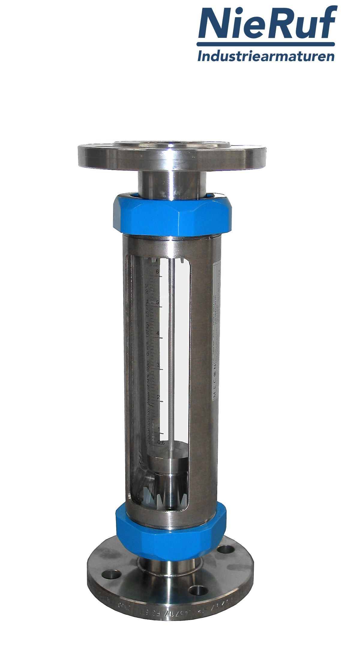 Schwebekörper Durchflussmessgerät Flansch DN65 160000,0 - 430000,0 l/h Luft EPDM
