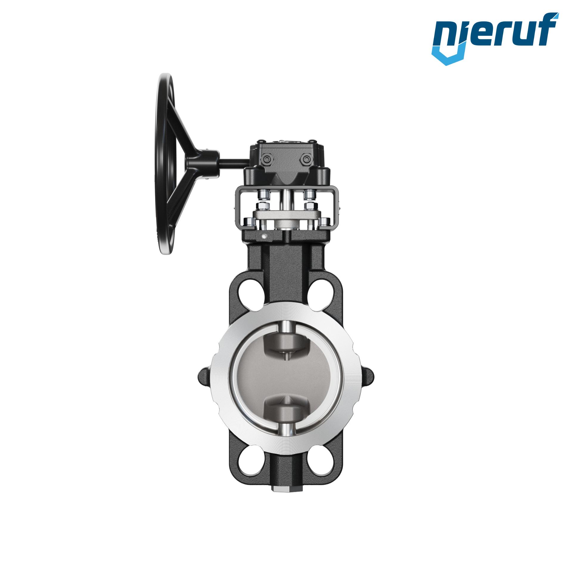 Dreifachexzentrische Absperrklappe AK13 DN 100 PN10-40 ANSI150-300 Getriebe