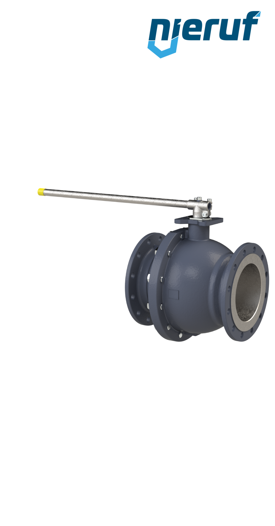 Flanschkugelhahn DN150 FK02 Sphäroguss GJS 400-18 Kugel (voll) Edelstahl 1.4408