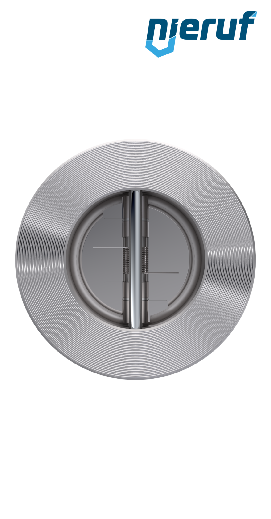 Doppelflügel-Rückschlagklappe DN300 DR03 Edelstahl 1.4408 Metall