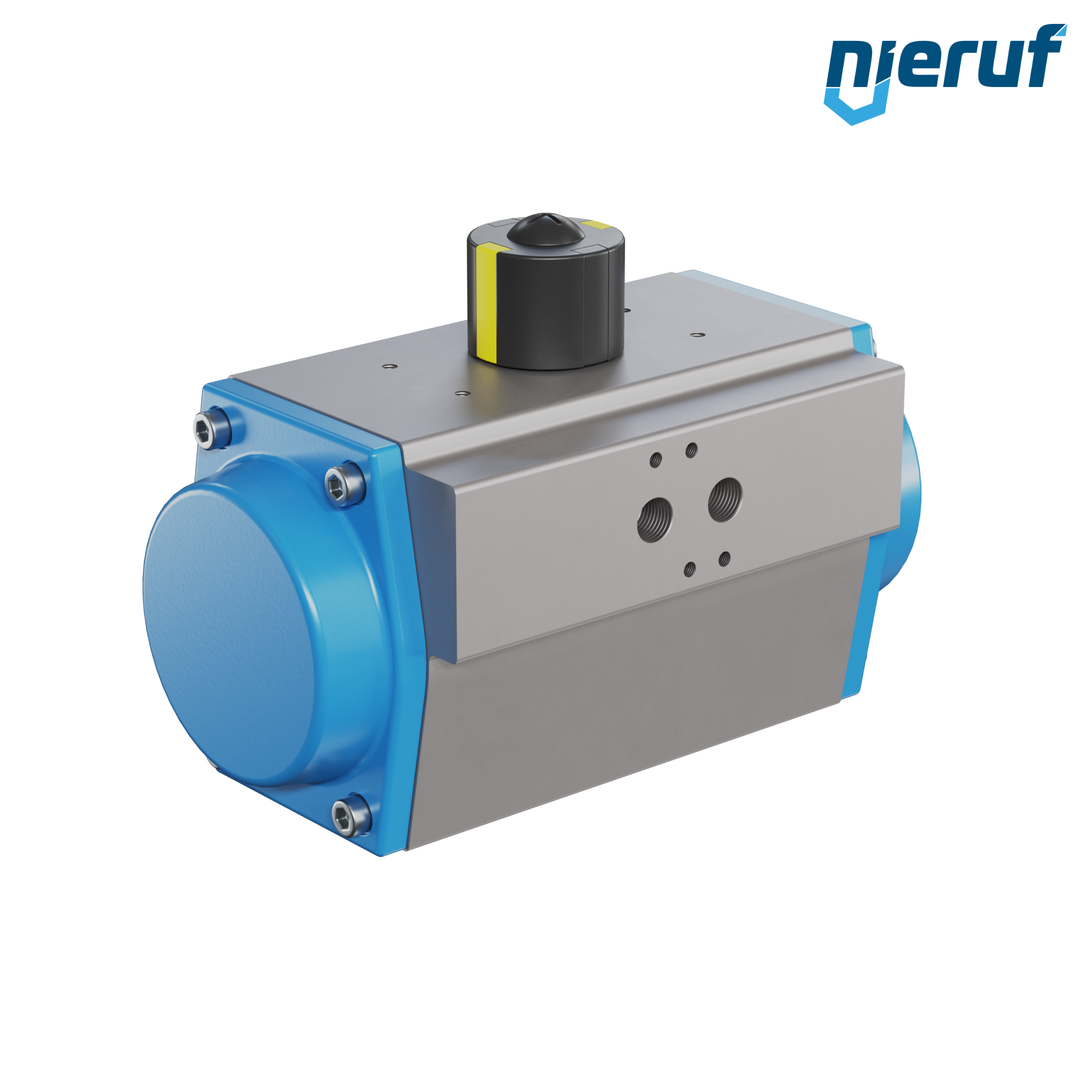 Pneumatischer Antrieb AN02 einfachwirkend, federöffnend GS-083 90° mit 8 Feder