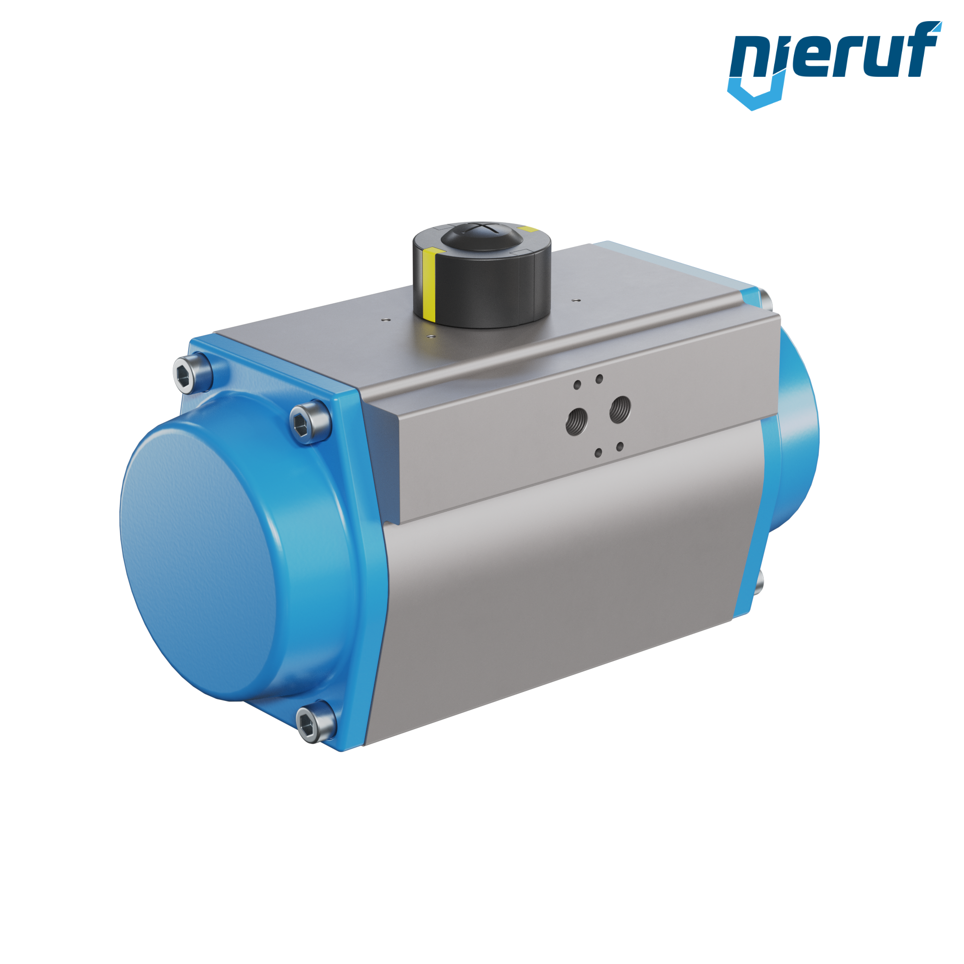 Pneumatischer Antrieb AN02 einfachwirkend, federöffnend GS-125 90° mit 7 Feder