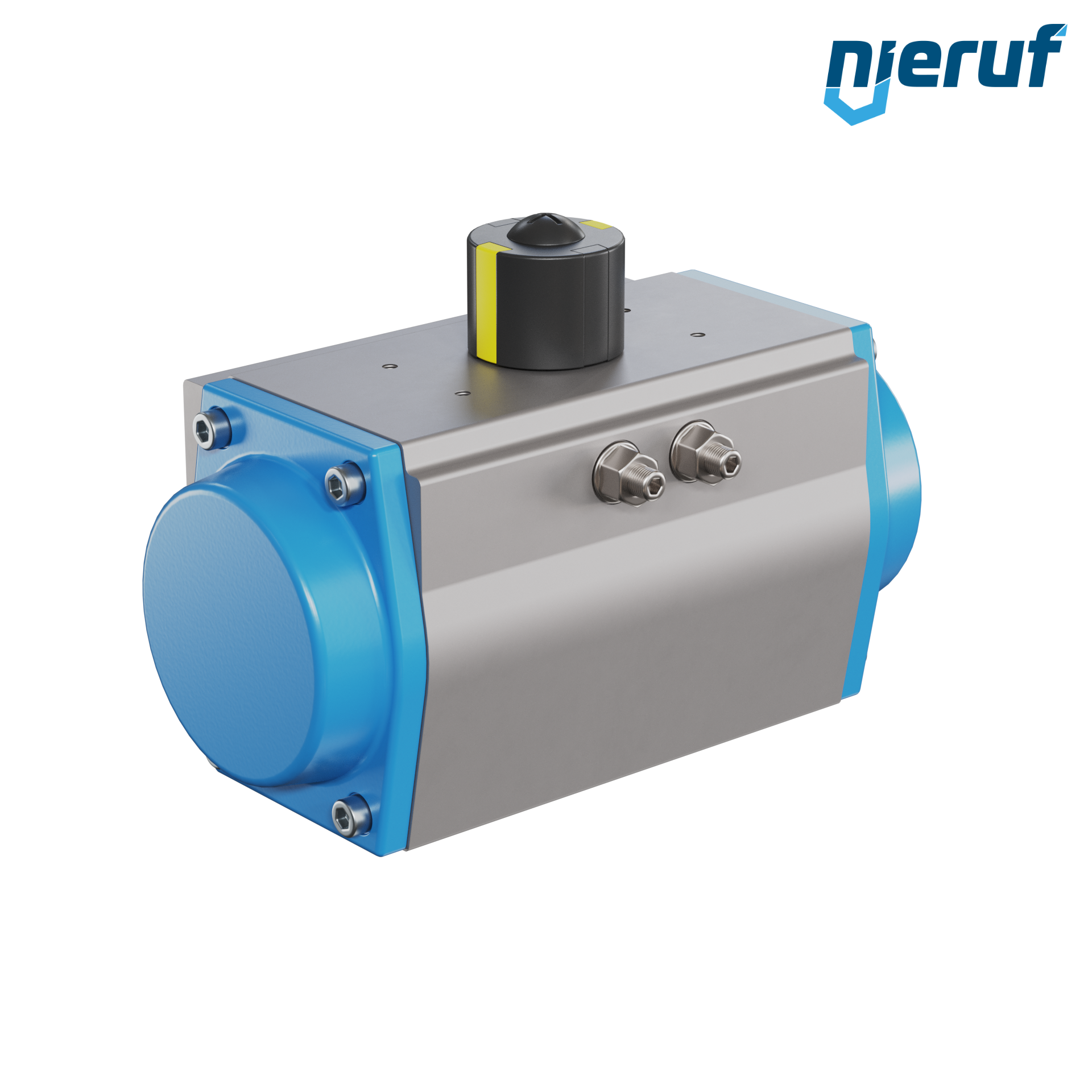 Pneumatischer Antrieb AN02 einfachwirkend, federöffnend GS-083 90° mit 8 Feder