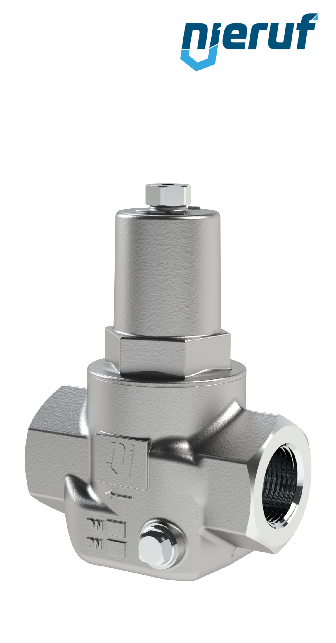 Dampf Druckminderer 1/2" Zoll DM21 Edelstahl PTFE / EPDM / FEPM 4,0 - 10,0 bar