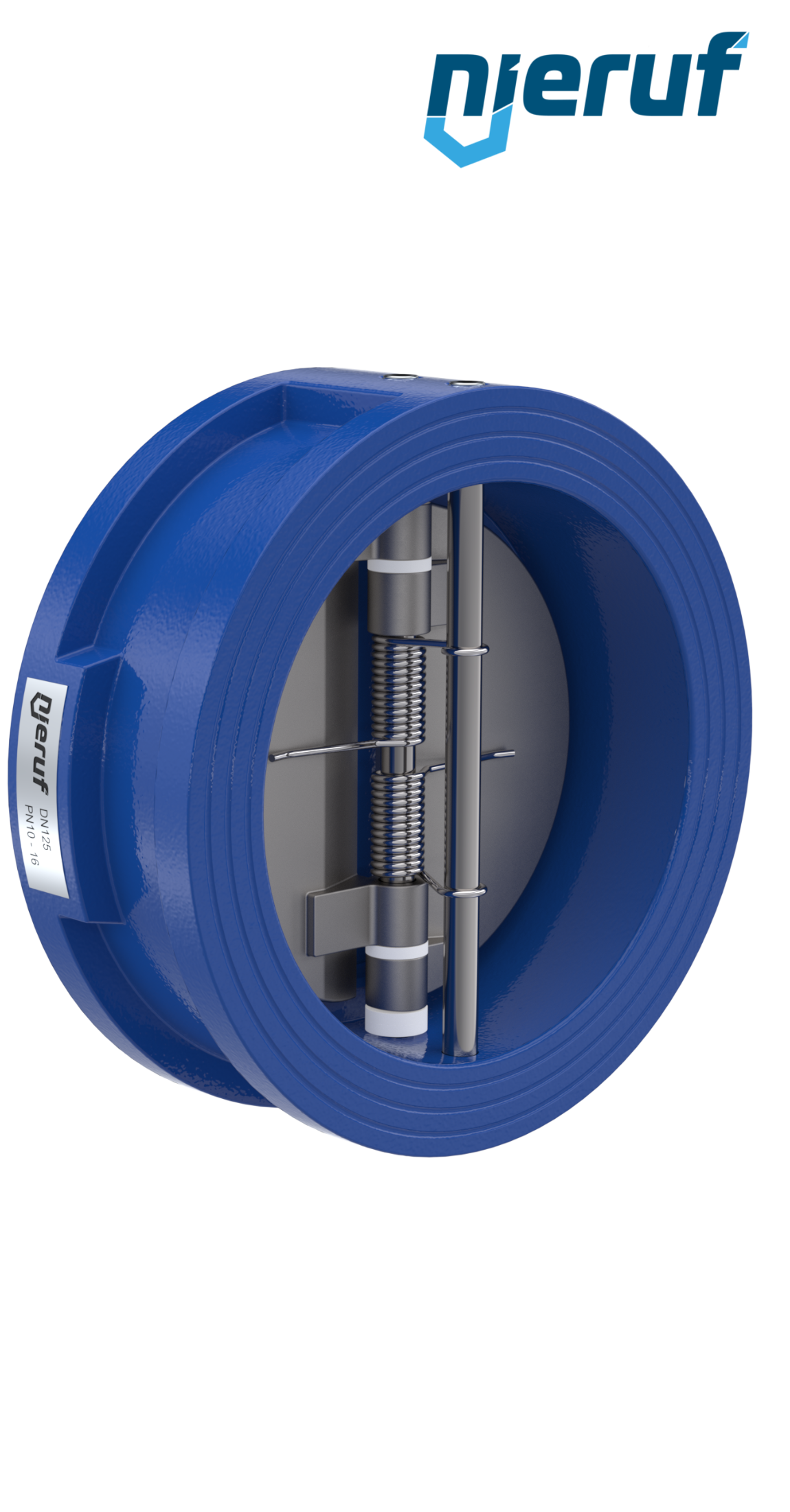 Doppelflügel-Rückschlagklappe DN125 DR02 GGG40 EPDM