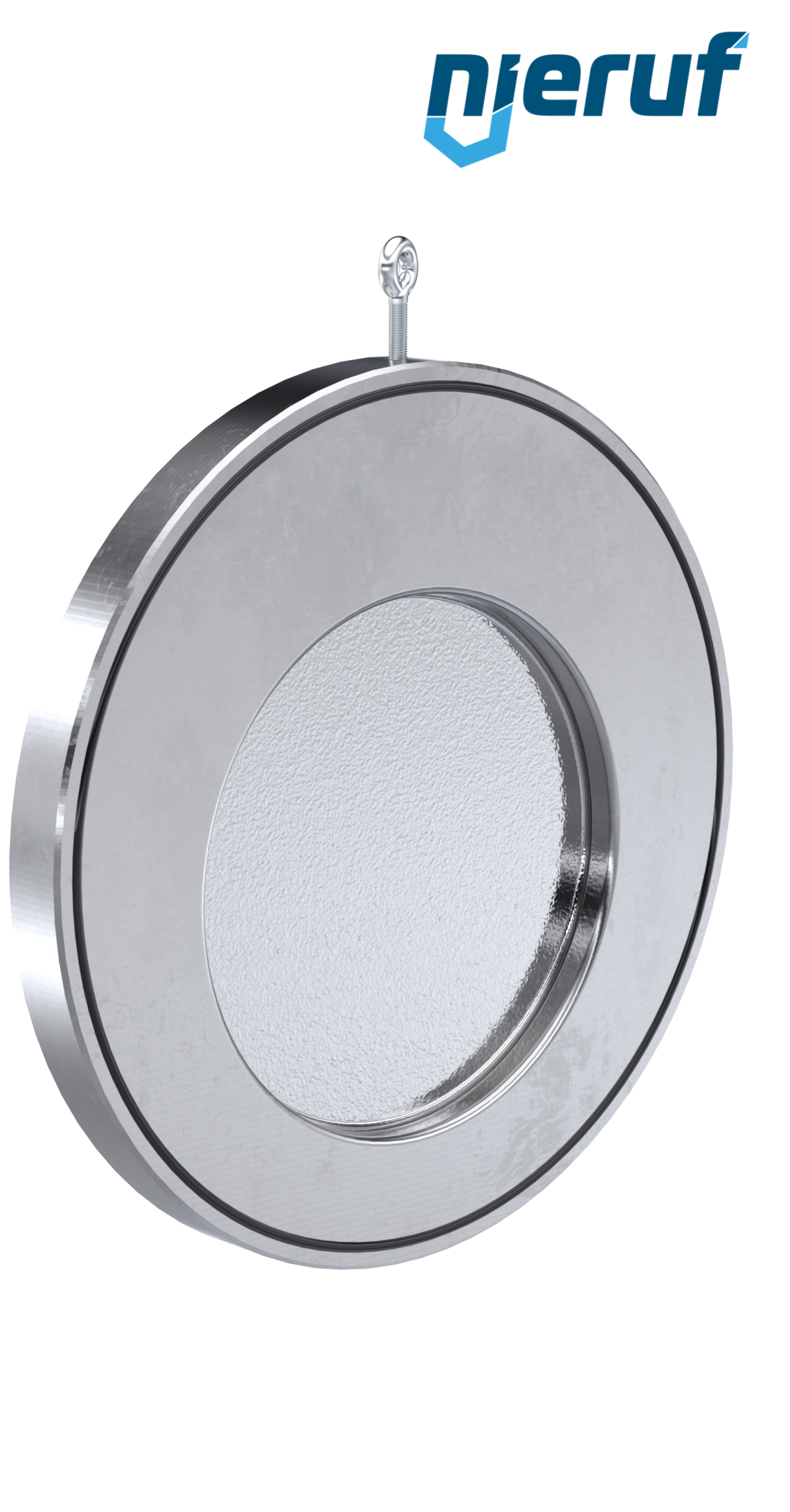 Zwischenflansch-Rückschlagklappe mit Feder DN300 ZR04 Edelstahl 1.4408 FKM (Viton)