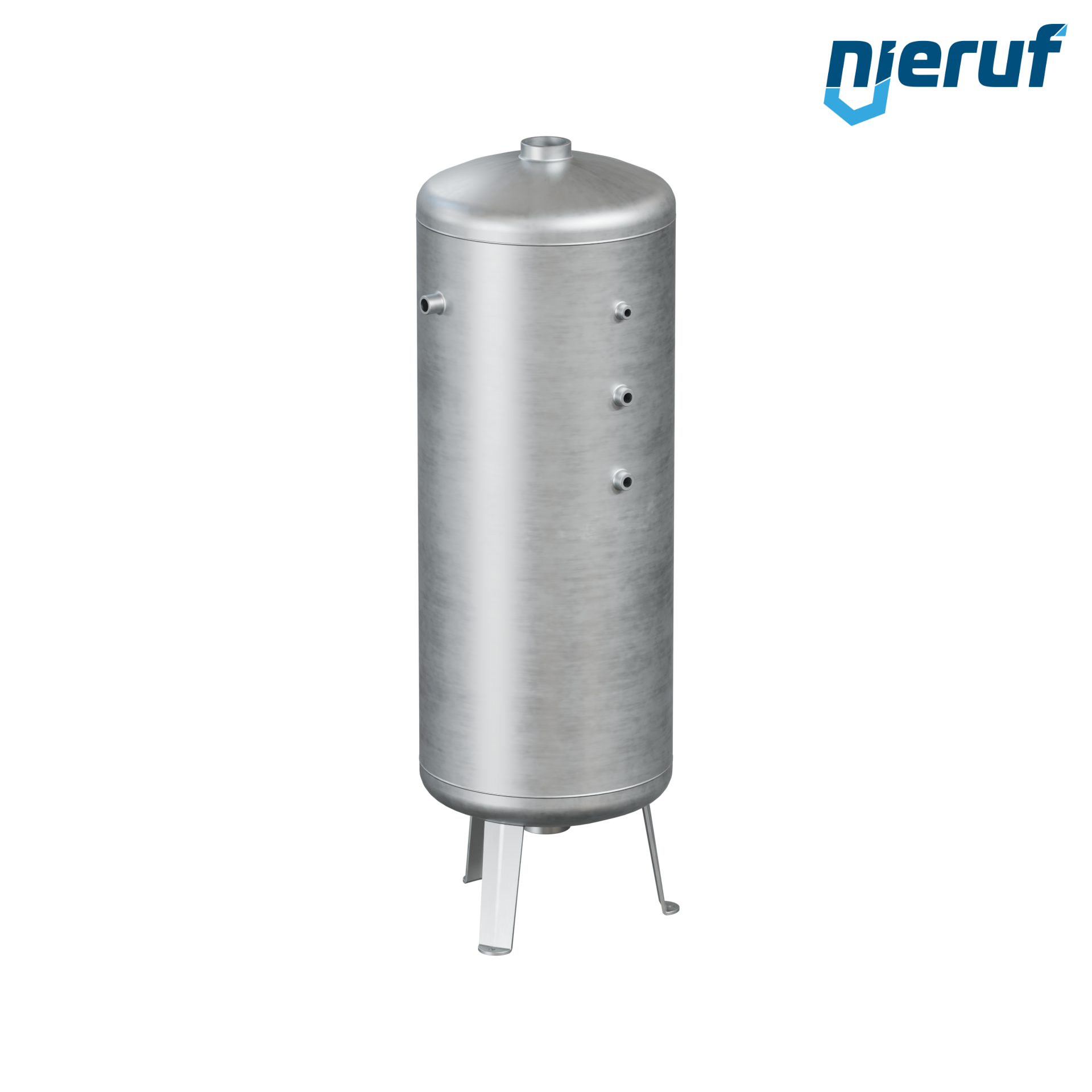 Druckluftbehälter stehend BE01 90 Liter, 0-16 bar, Stahl grundiert