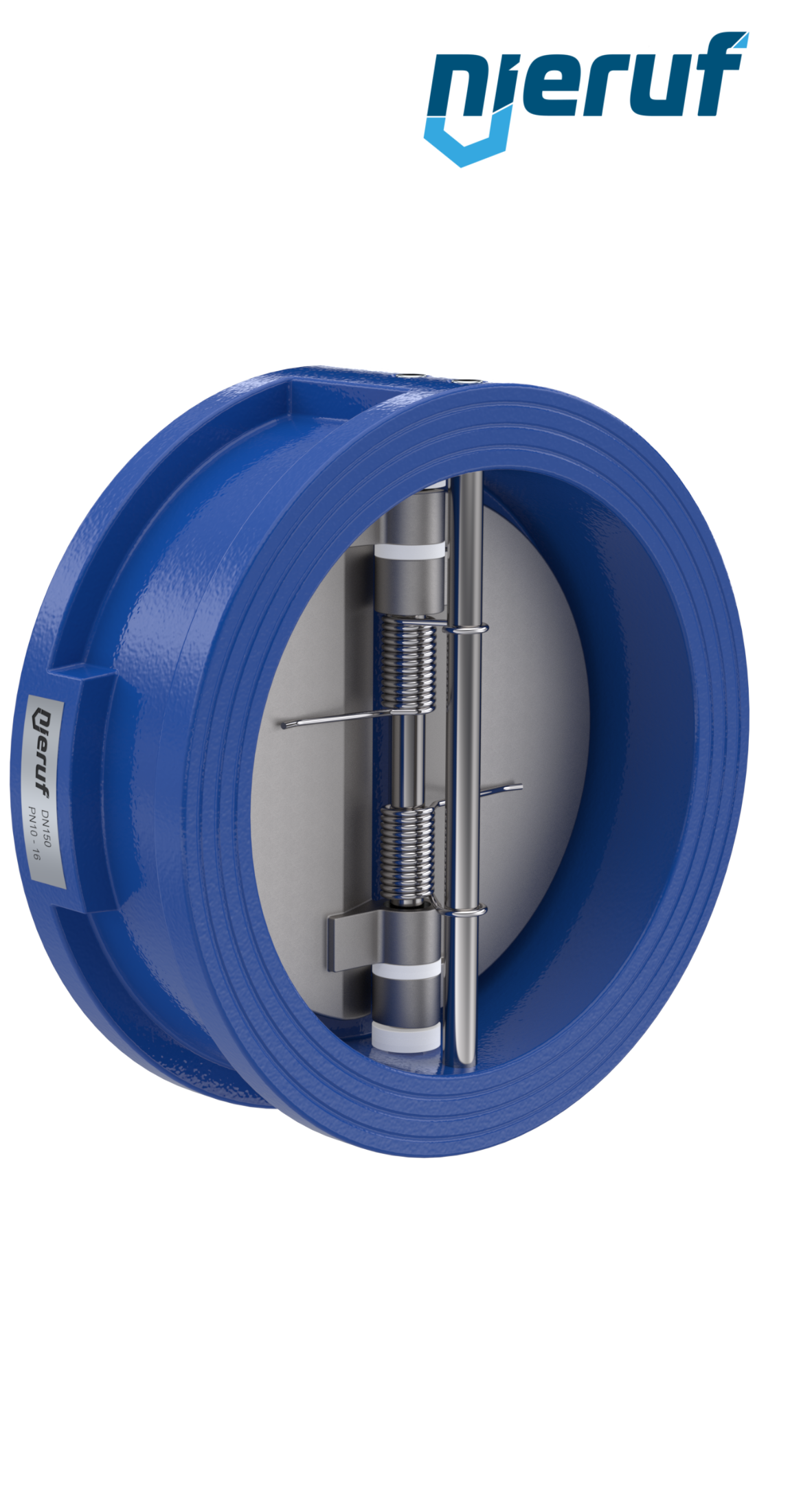 Doppelflügel-Rückschlagklappe DN150 DR01 GGG40 NBR
