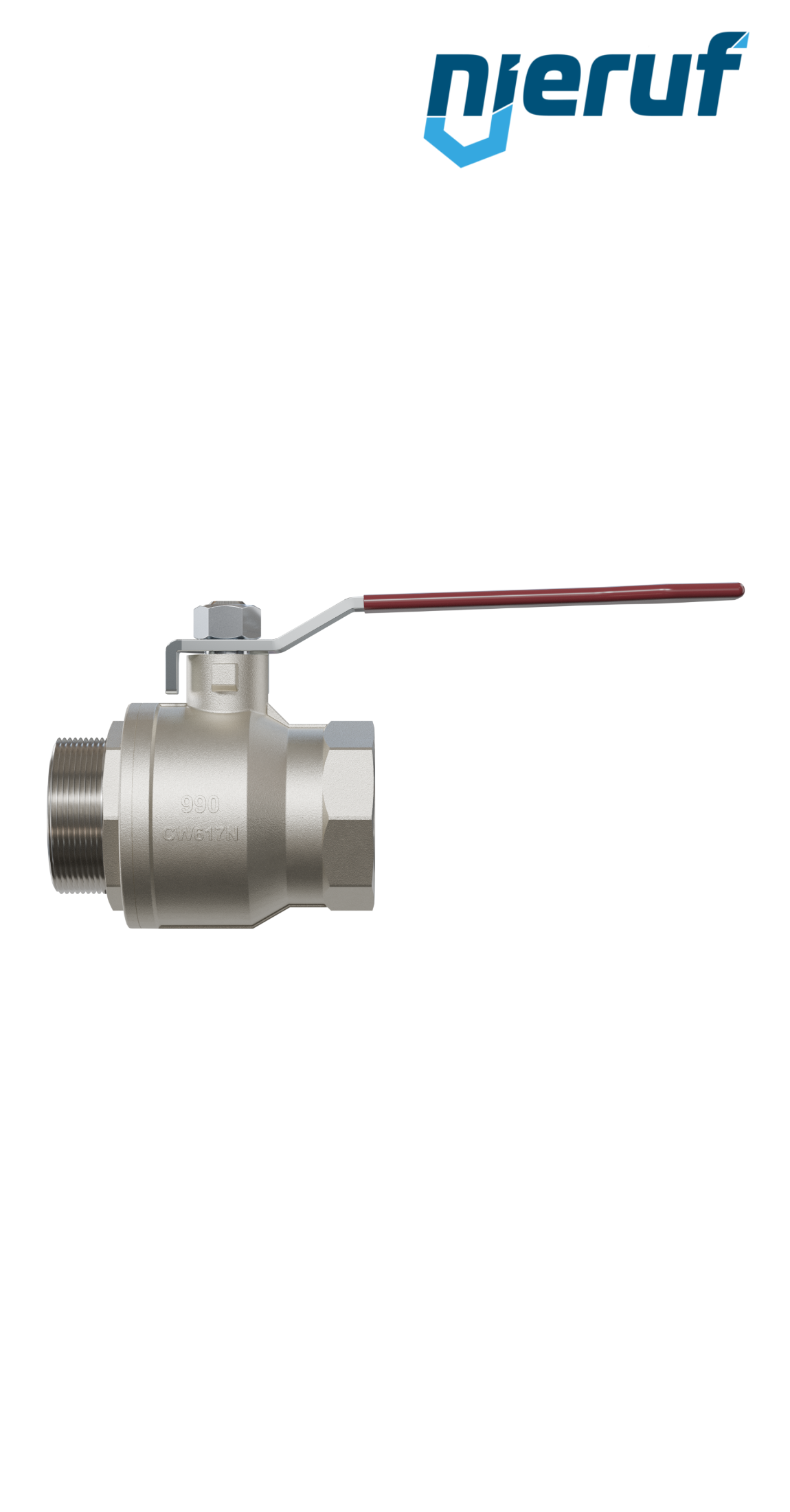 2 Wege Kugelhahn DN40 - 1 1/2" Zoll GK01 Innen- x Aussengewinde