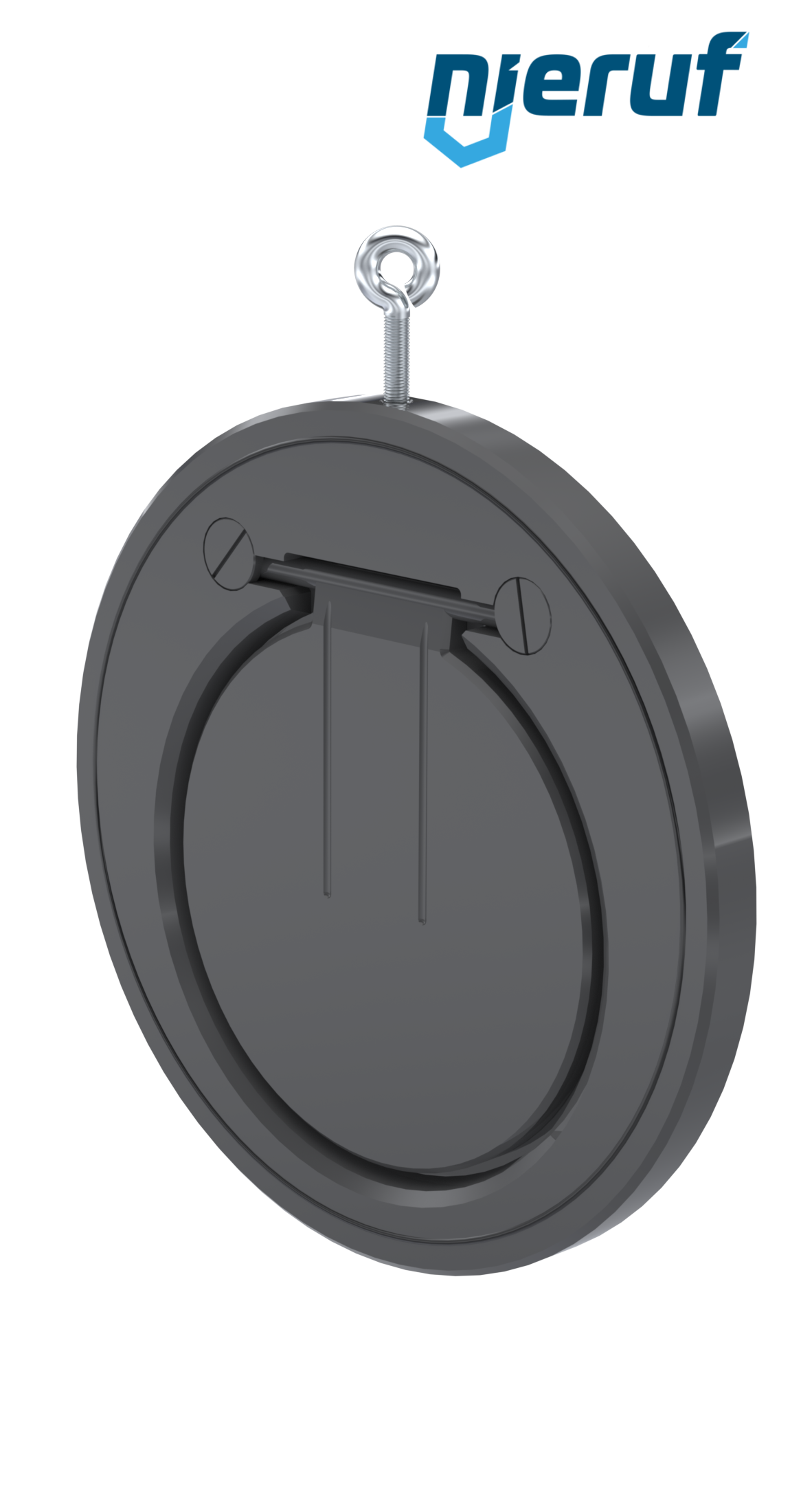 Zwischenflansch-Rückschlagklappe DN200 ZR05 Kunststoff PVC-U EPDM