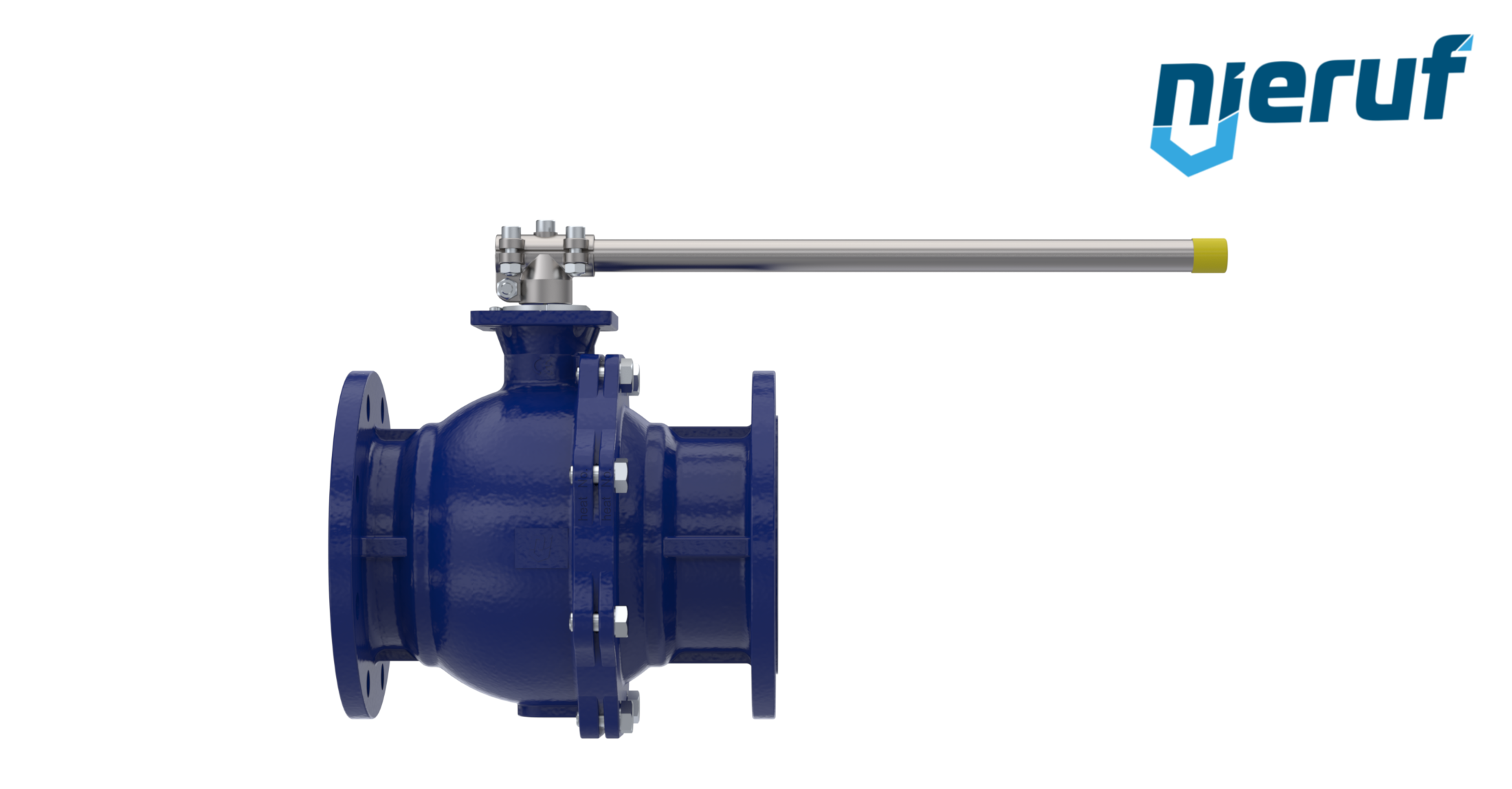Wasserdampf-Flanschkugelhahn DN200  FK12 Stahlguss 1.0619