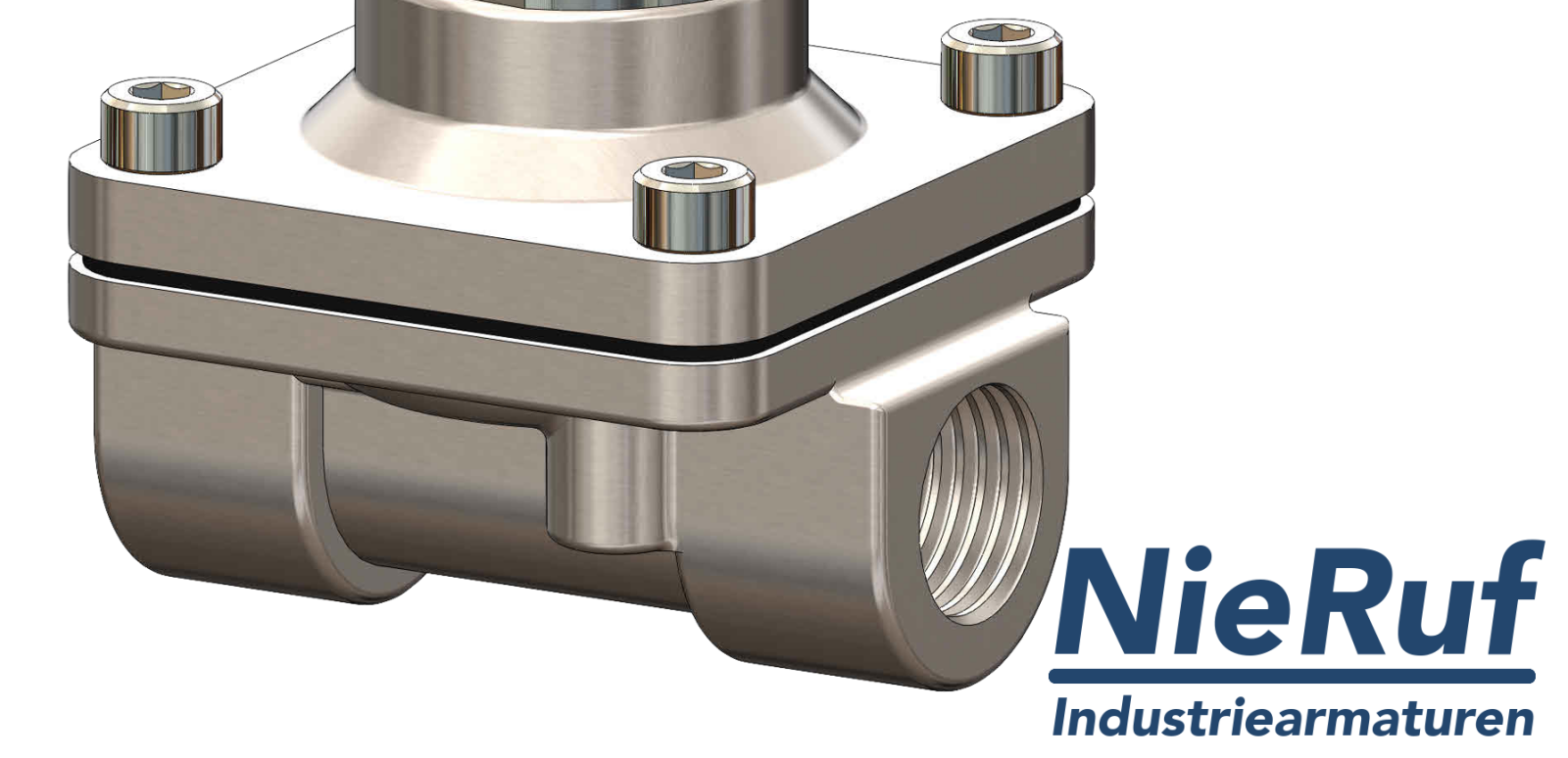 Magnetventil DN16 G 1/2" Zoll NO - stromlos offen 230V 50Hz