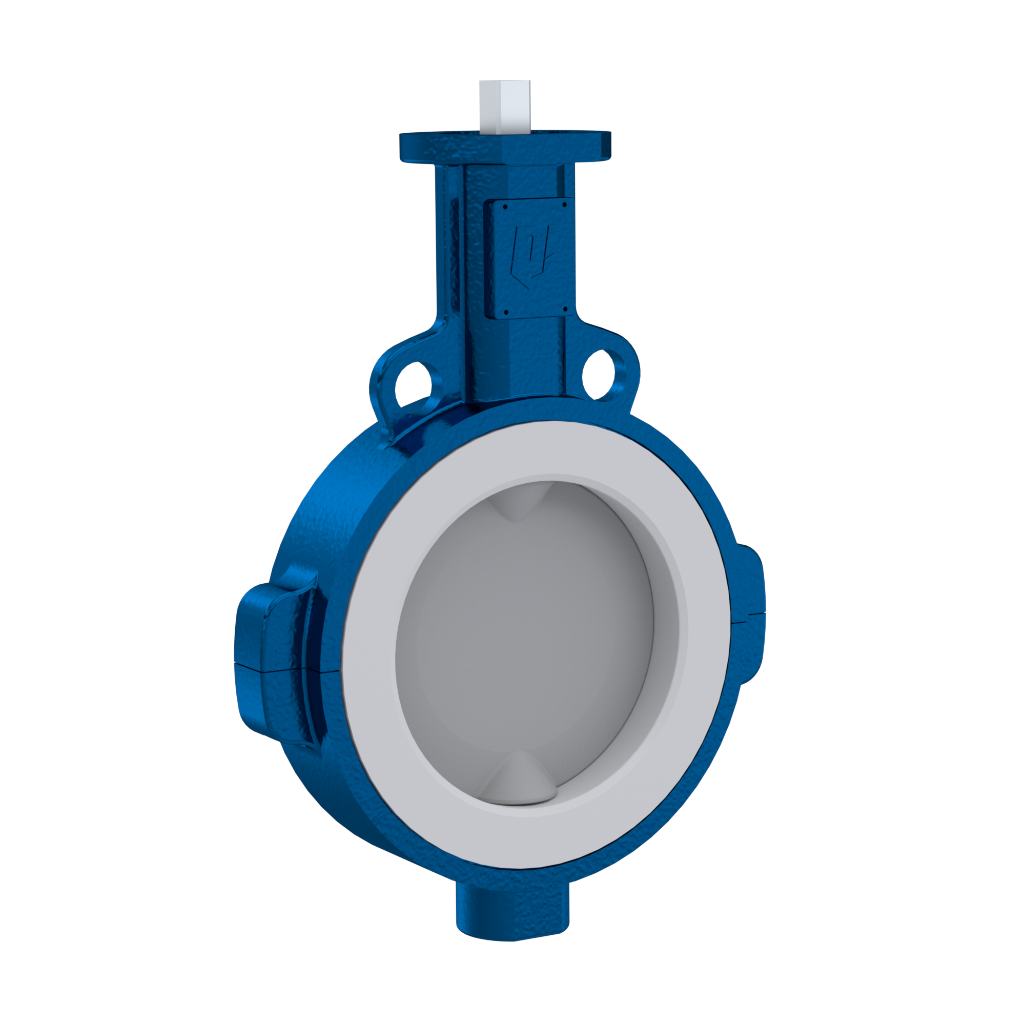 Absperrklappe PTFE AK09 DN200 PN10-PN16 Silikon Einlage