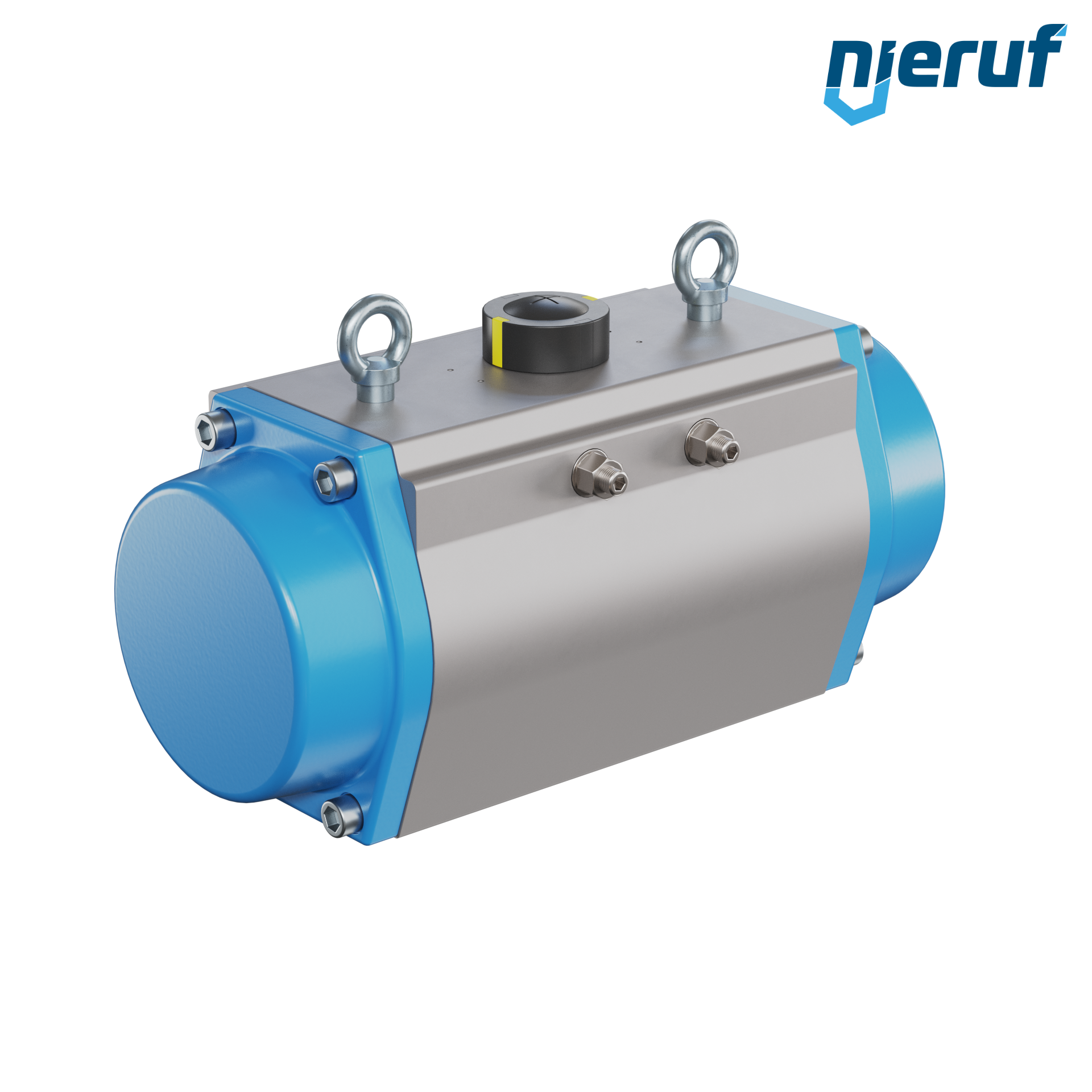 Pneumatischer Antrieb AN02 einfachwirkend, federöffnend GS-210 90° mit 12 Feder