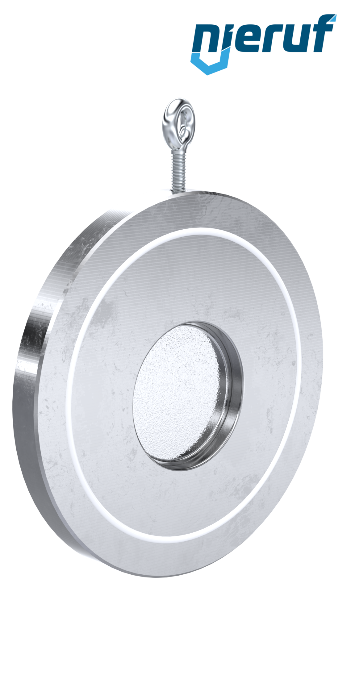 Zwischenflansch-Rückschlagklappe DN80 ZR02 Edelstahl 1.4408 PTFE