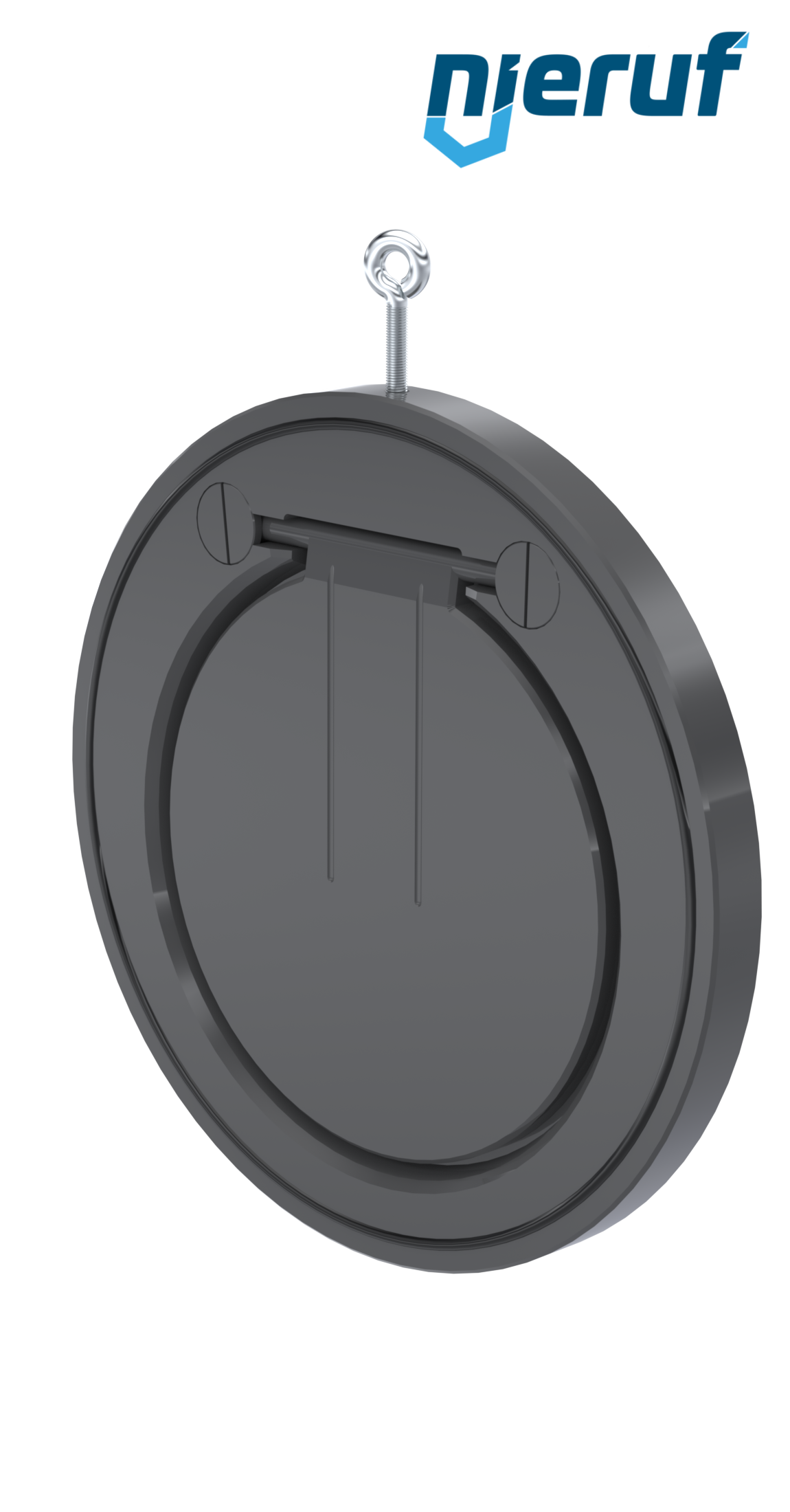 Zwischenflansch-Rückschlagklappe DN250 ZR05 Kunststoff PVC-U EPDM