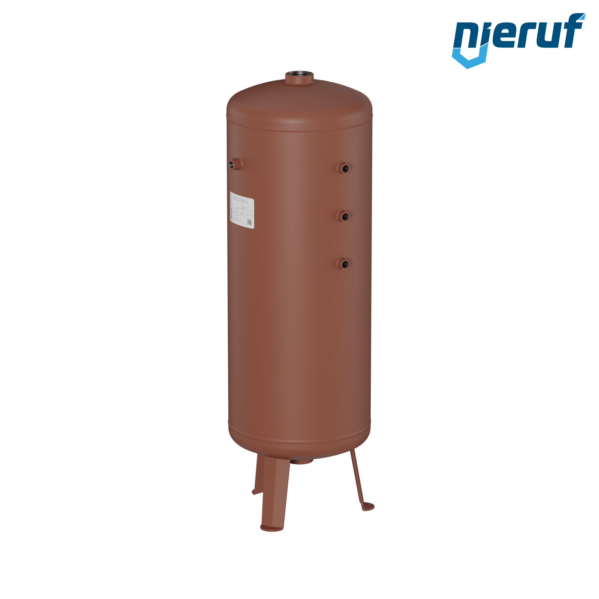 Vakuumbehälter stehend BE03 90 Liter, -1-3 bar, Stahl grundiert