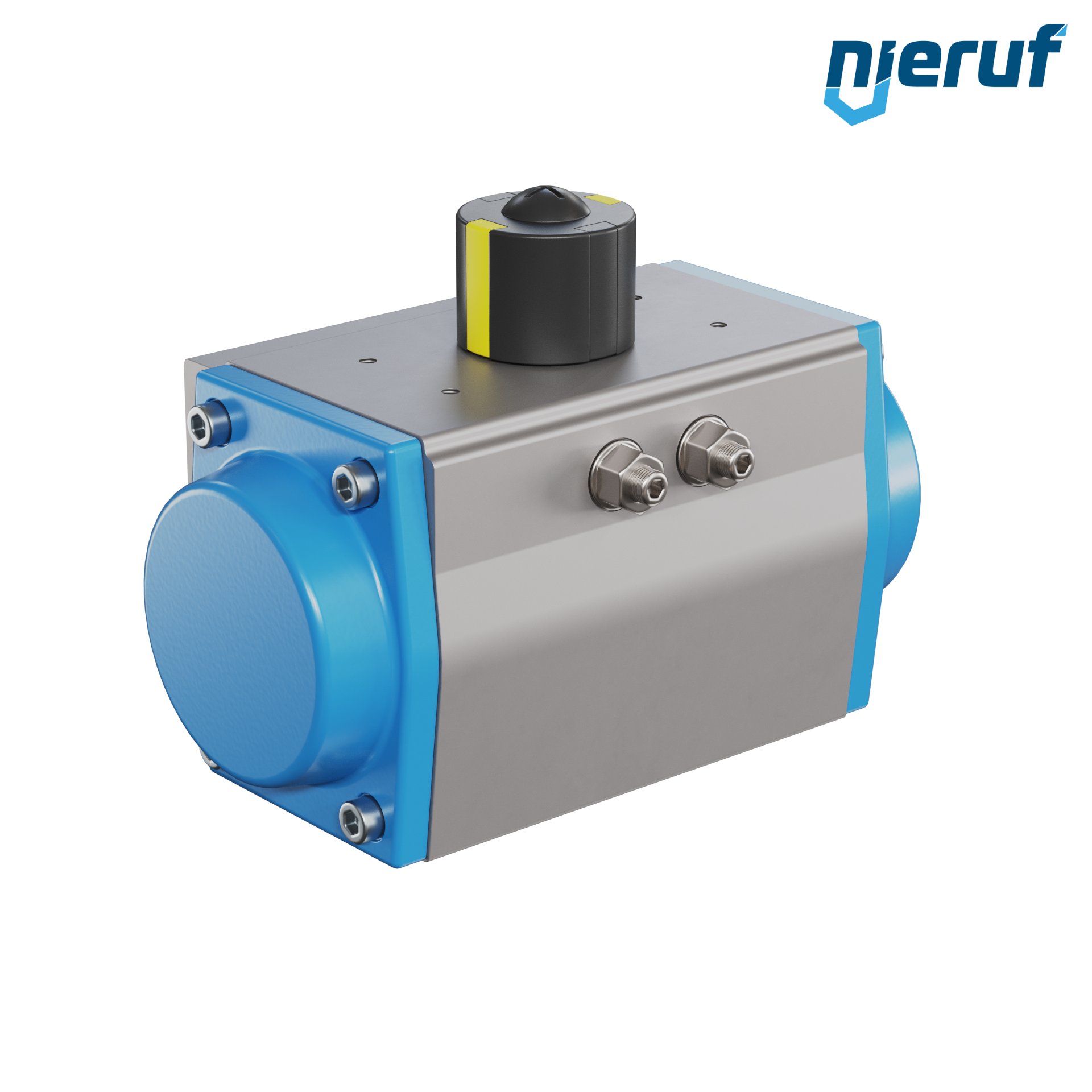 Pneumatischer Antrieb AN02 einfachwirkend, federöffnend GS-075 90° mit 11 Feder
