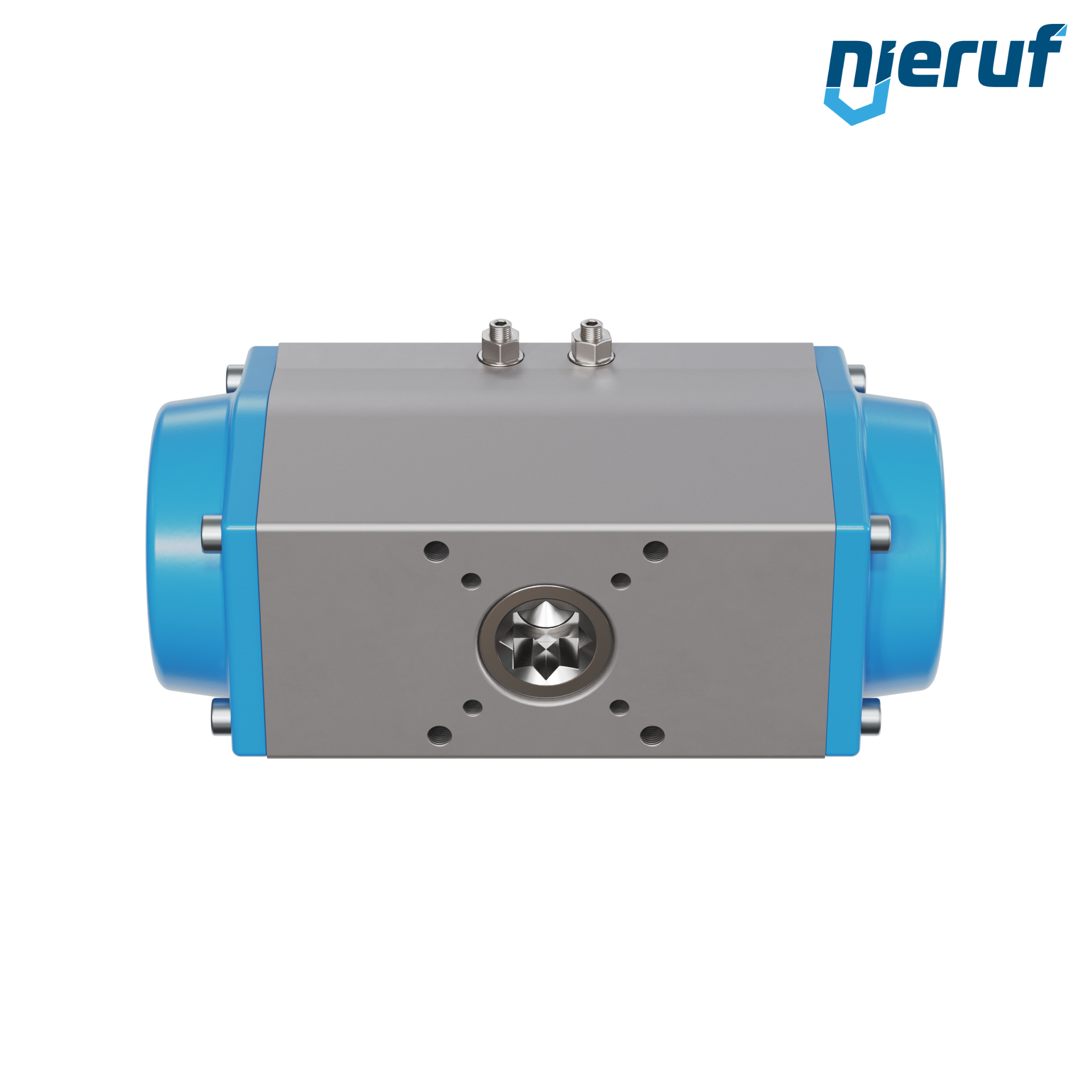 Pneumatischer Antrieb AN02 einfachwirkend, federöffnend GS-105 90° mit 7 Feder