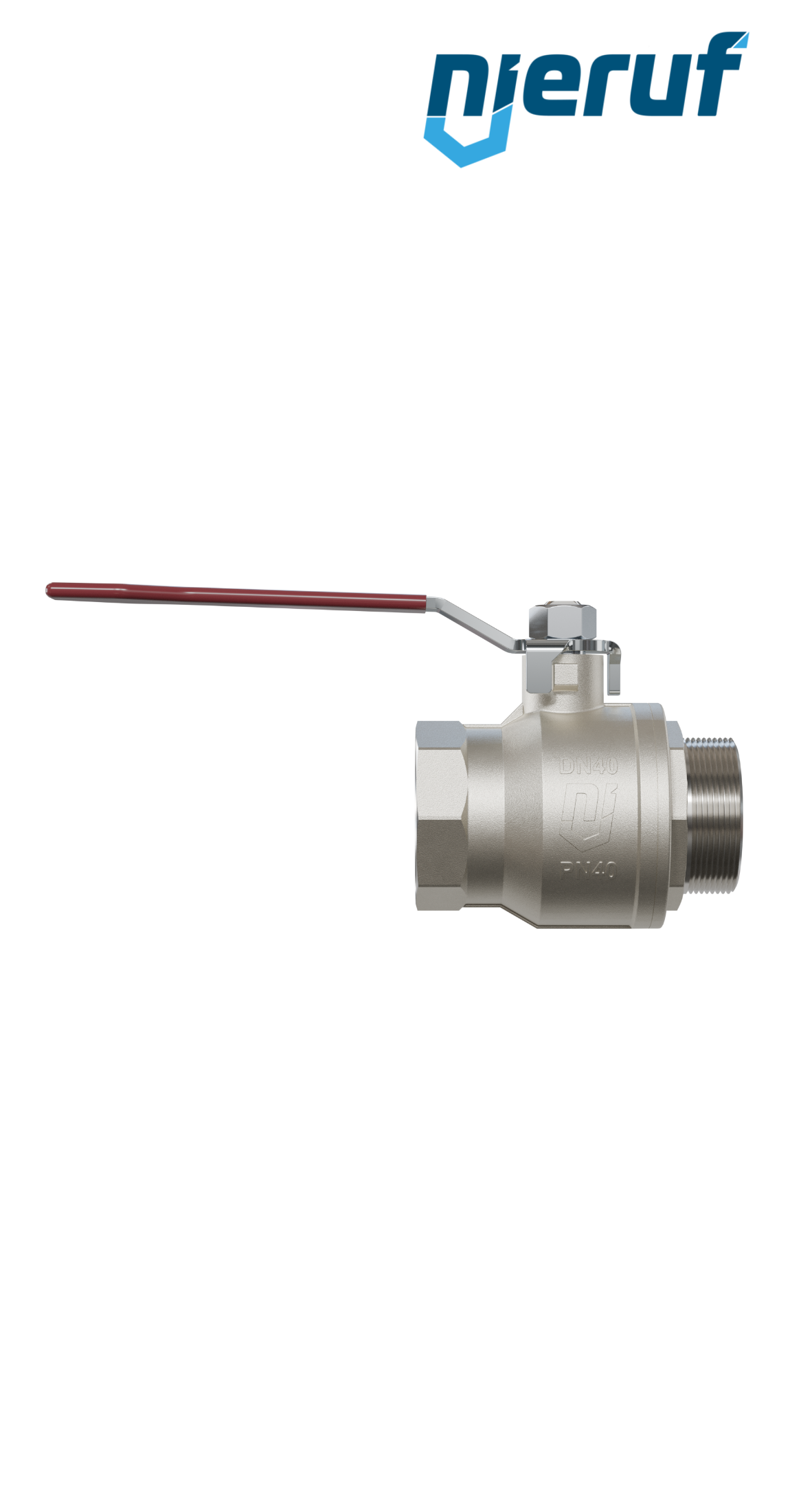 2 Wege Kugelhahn DN40 - 1 1/2" Zoll GK01 Innen- x Aussengewinde