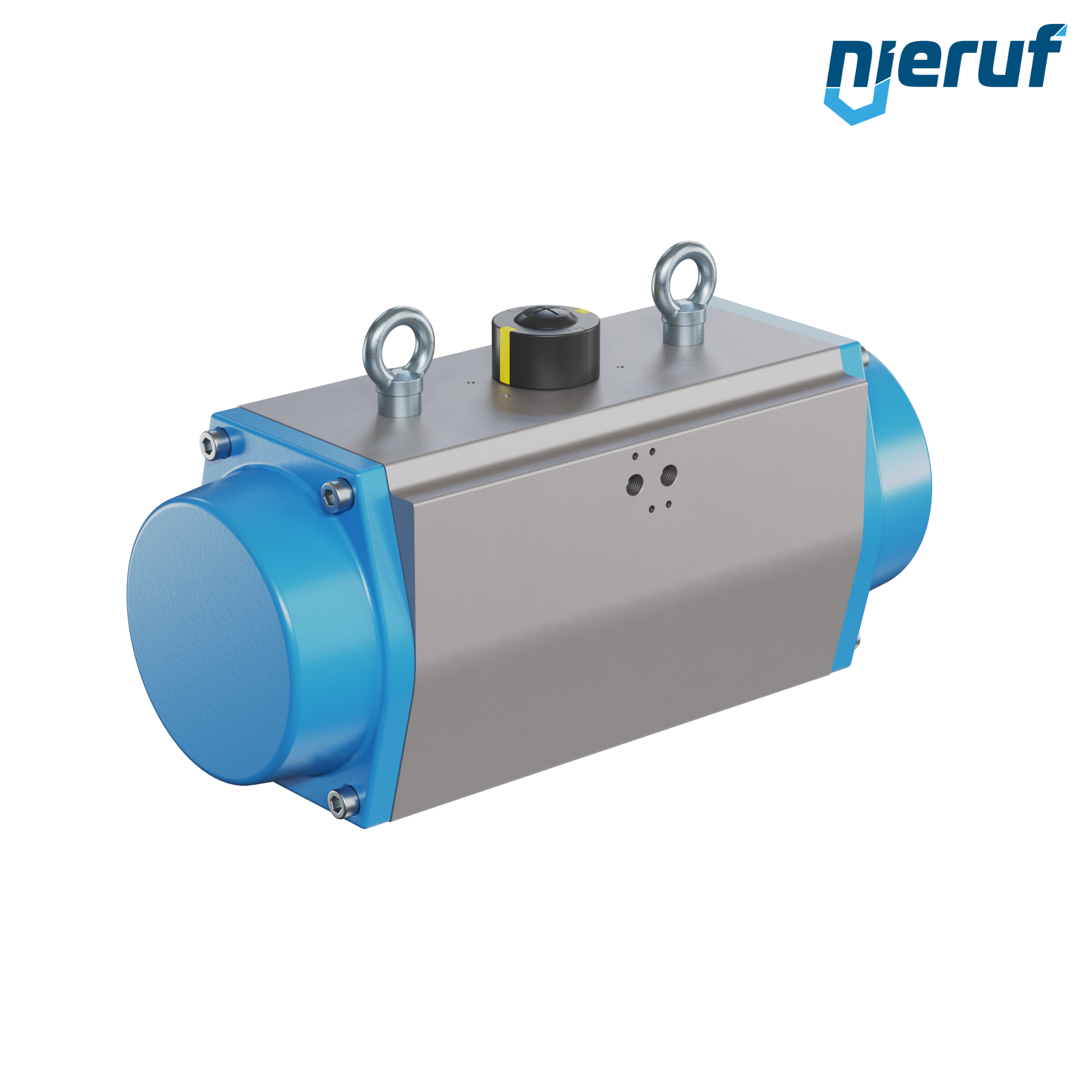 Pneumatischer Antrieb AN02 einfachwirkend, federöffnend GS-160 90° mit 7 Feder