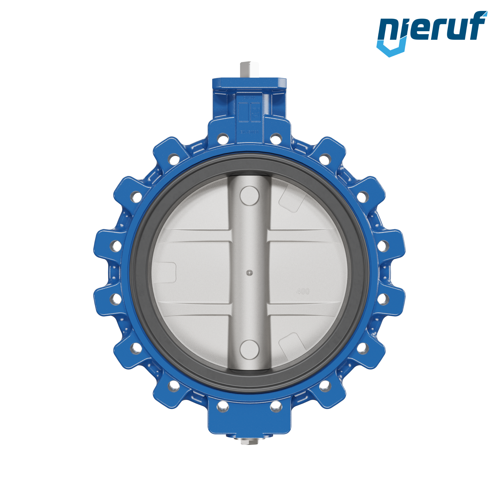Absperrklappe AK02 DN 400 PN10 DVGW-Gas ohne Hebel