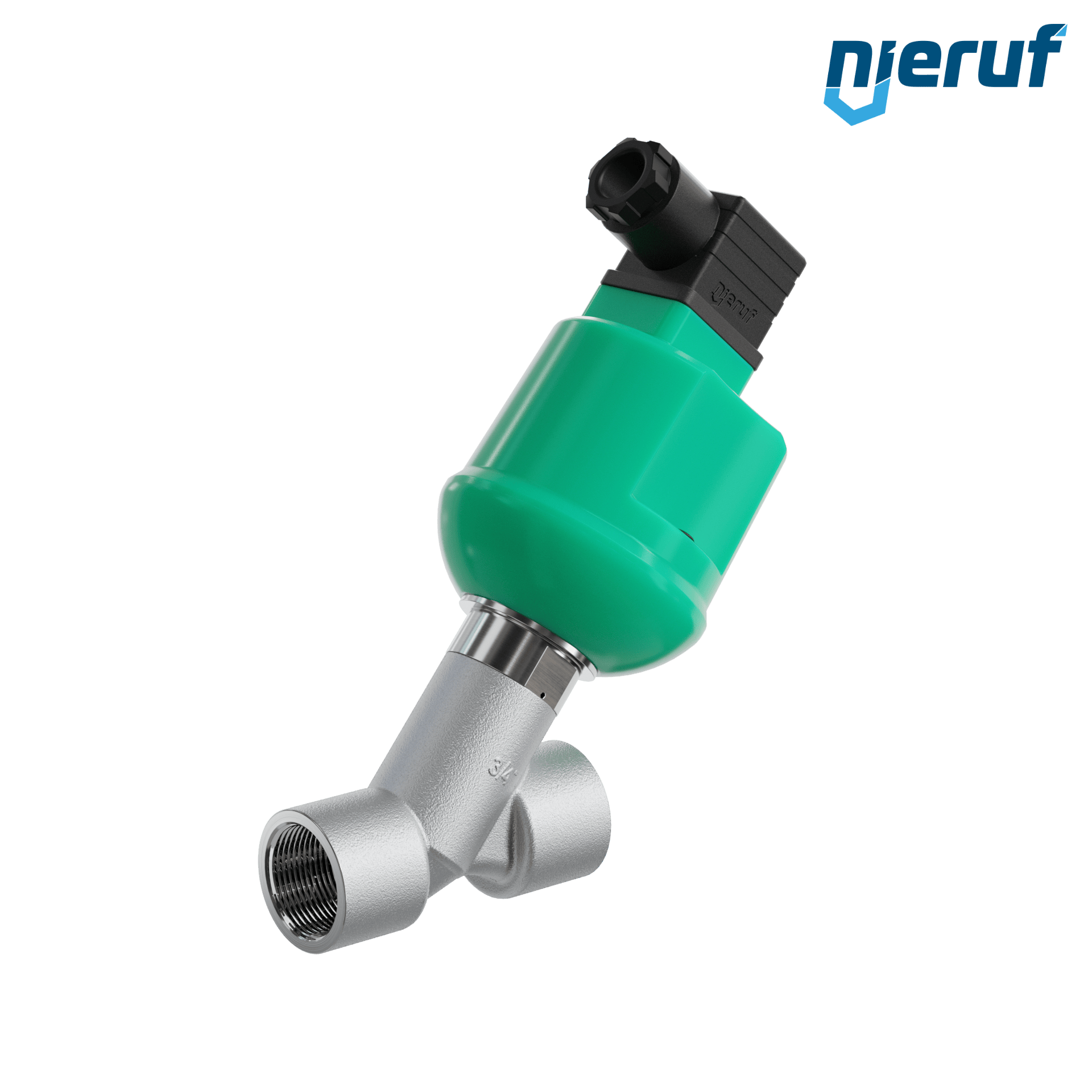 valvola regolatrice di flusso 3/4" pollici acciaio inossidabile FKM 4 - 20 mA ED01