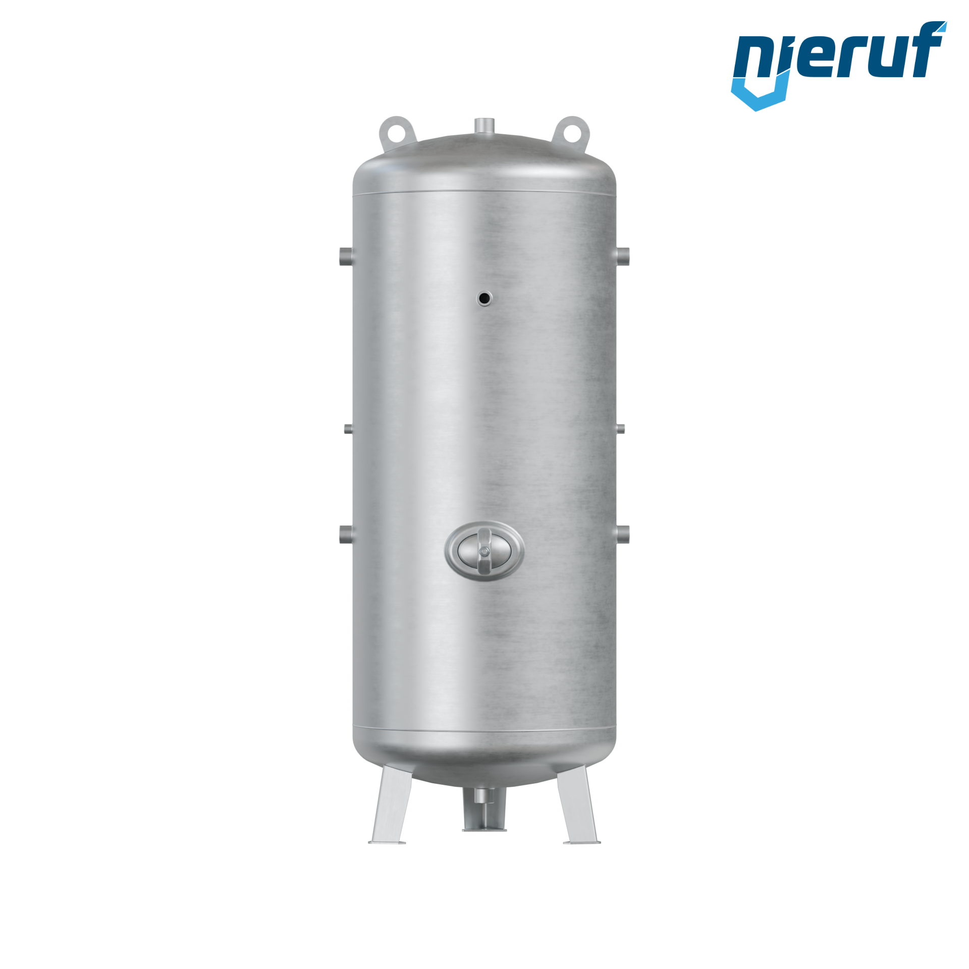 Druckbehälter stehend BE01 750 Liter, 0-16 bar, Stahl feuerverzinkt