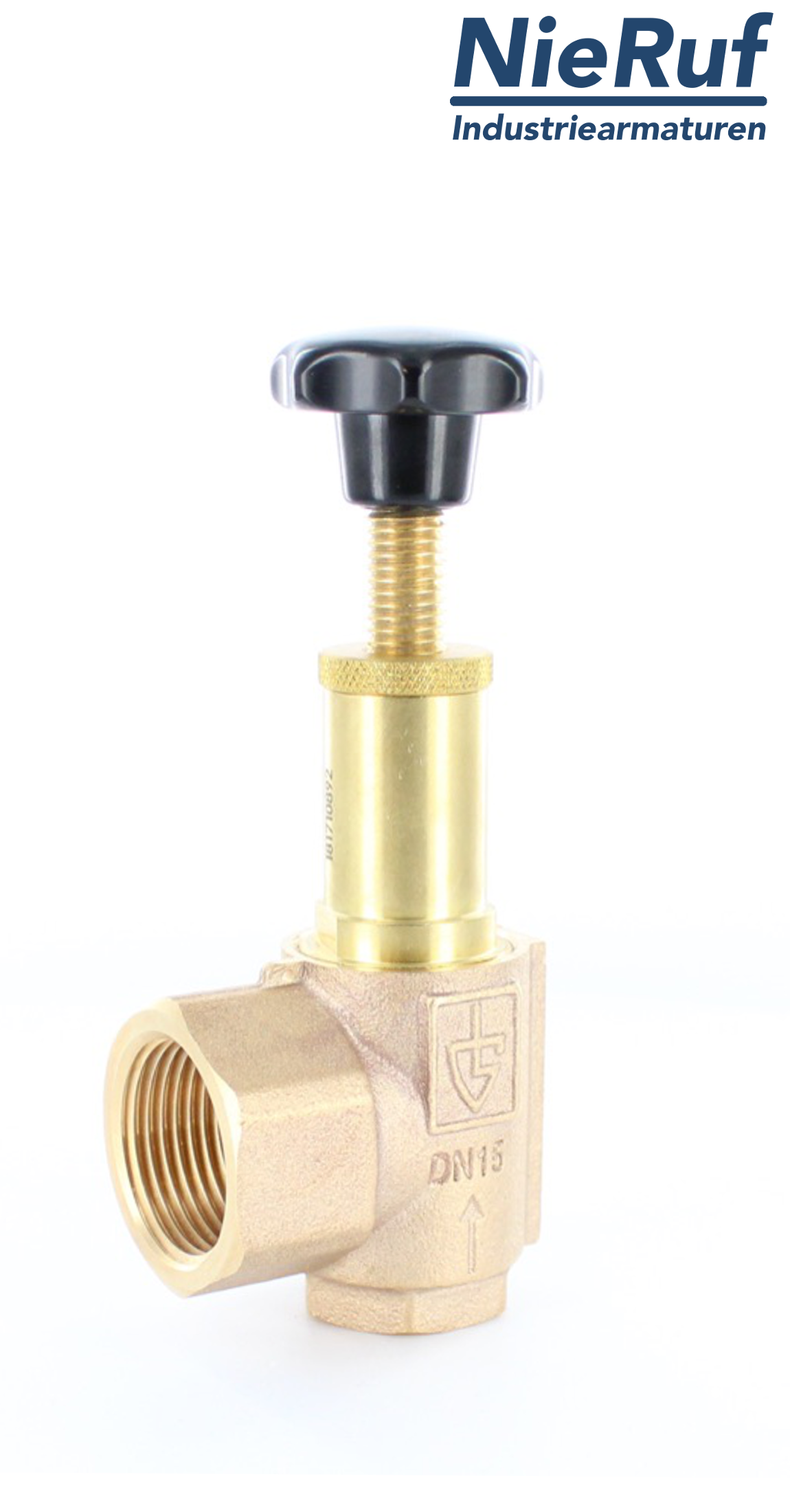 Eck-Überströmventil 1/2" Zoll IG UV14 Rotguss 0,5 - 0,9 bar