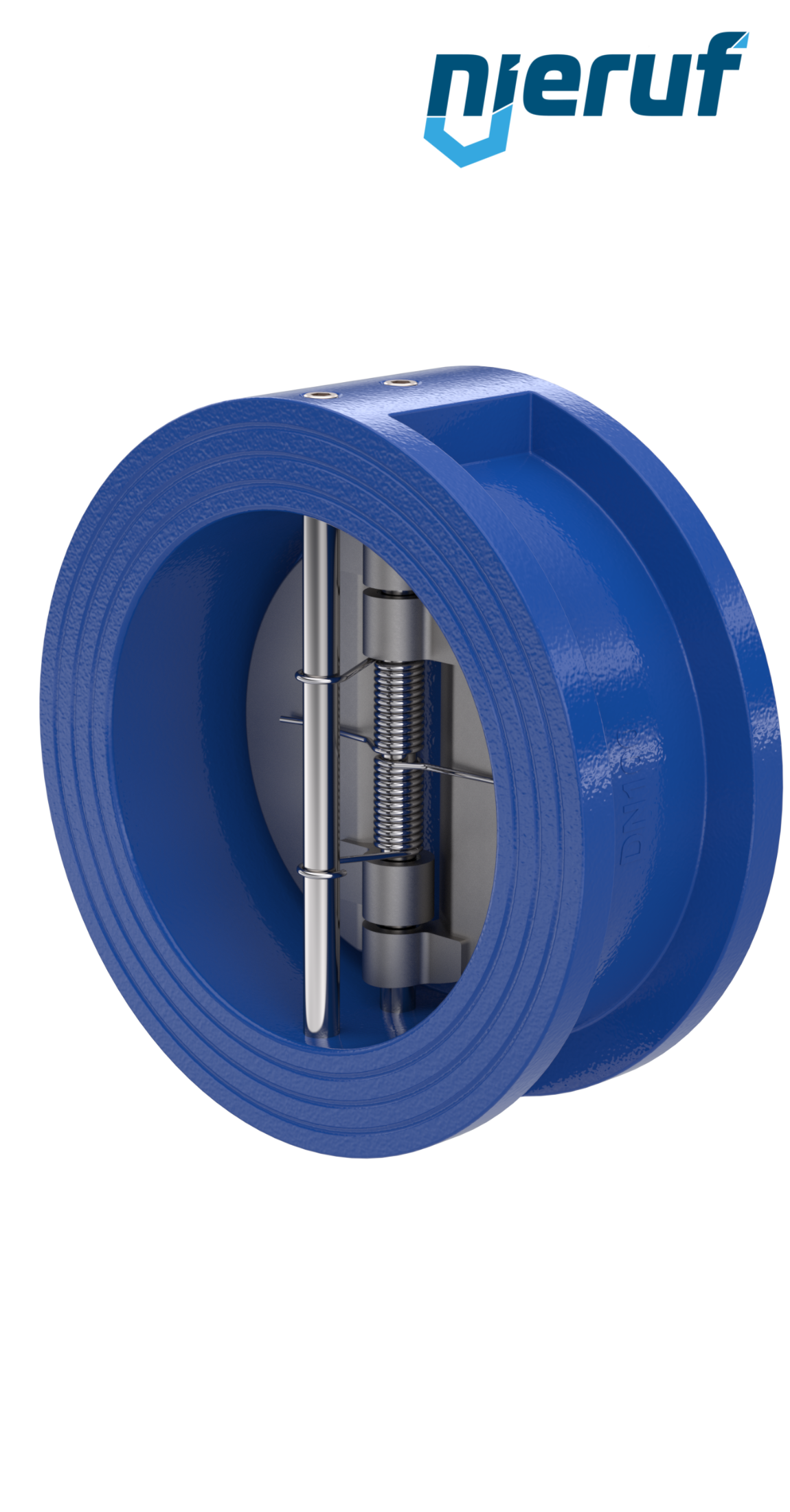 Doppelflügel-Rückschlagklappe DN100 DR02 GGG40 FKM (Viton)