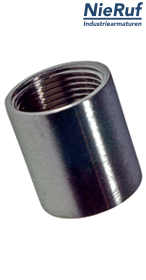 Muffe 1" Zoll NPT IG Edelstahl 316L