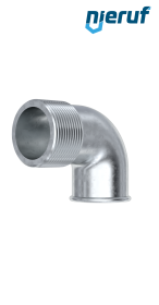 Tempergussfitting Winkel Nr. 92, DN32 - 1 1/4" Zoll verzinkt Tempergussfitting Winkel Nr. 92, DN32 - 1 1/4" Zoll verzinkt