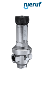 Präzisions-Druckregler 3/4" Zoll DM15 Edelstahl FKM 0,5 - 15,0 bar