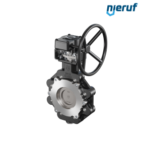 Dreifachexzentrische Absperrklappe Stahlguss AK14 DN 100 PN10-16 Getriebe Dreifachexzentrische Absperrklappe Stahlguss AK14 DN 100 PN10-16 Getriebe