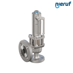 Sicherheitsventil gasdichte Haube, Faltenbalg DN20/DN32 SF04, metall, mit Anlüfthebel Sicherheitsventil gasdichte Haube, Faltenbalg DN20/DN32 SF04, metall, mit Anlüfthebel