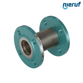 Axialkompensator DN50 Typ KP03 Stahl-Flanschen, Manschette aus Edelstahl